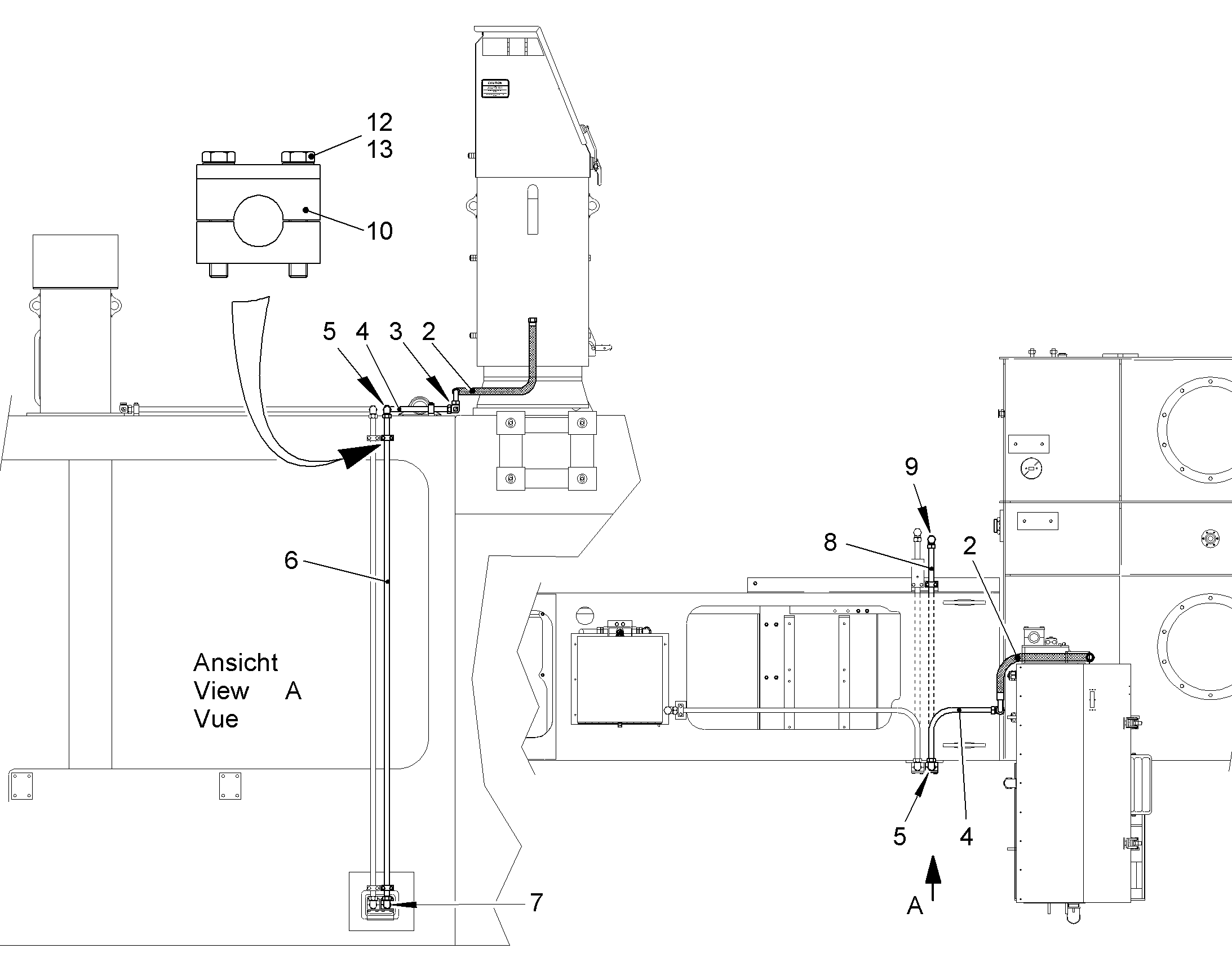 ШЛАНГ 25X750 10001770 LIEBHERR
