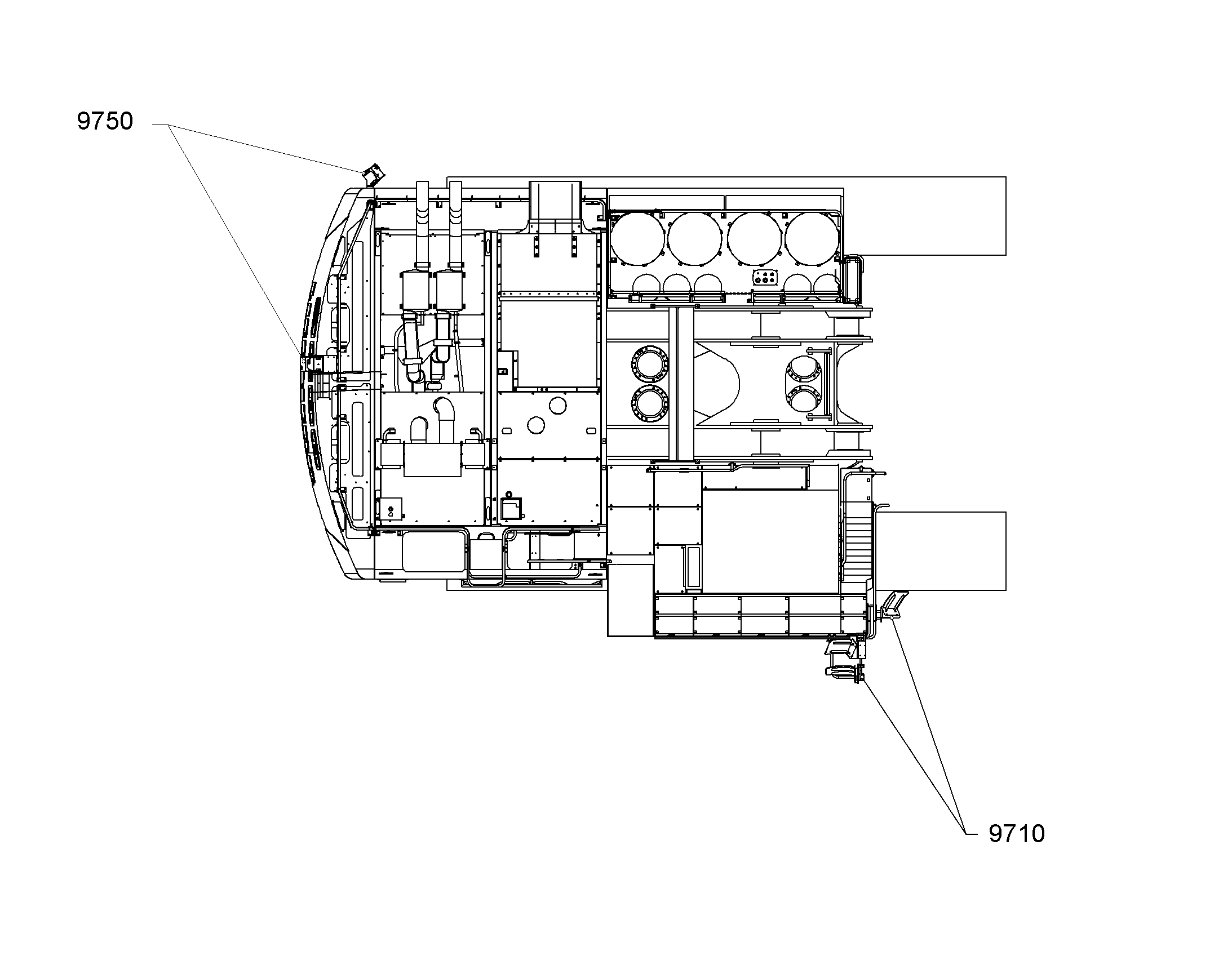 РАЗМЕЩЕНИЕ НАРУЖНОГО ЗЕРКАЛА 11754720 LIEBHERR