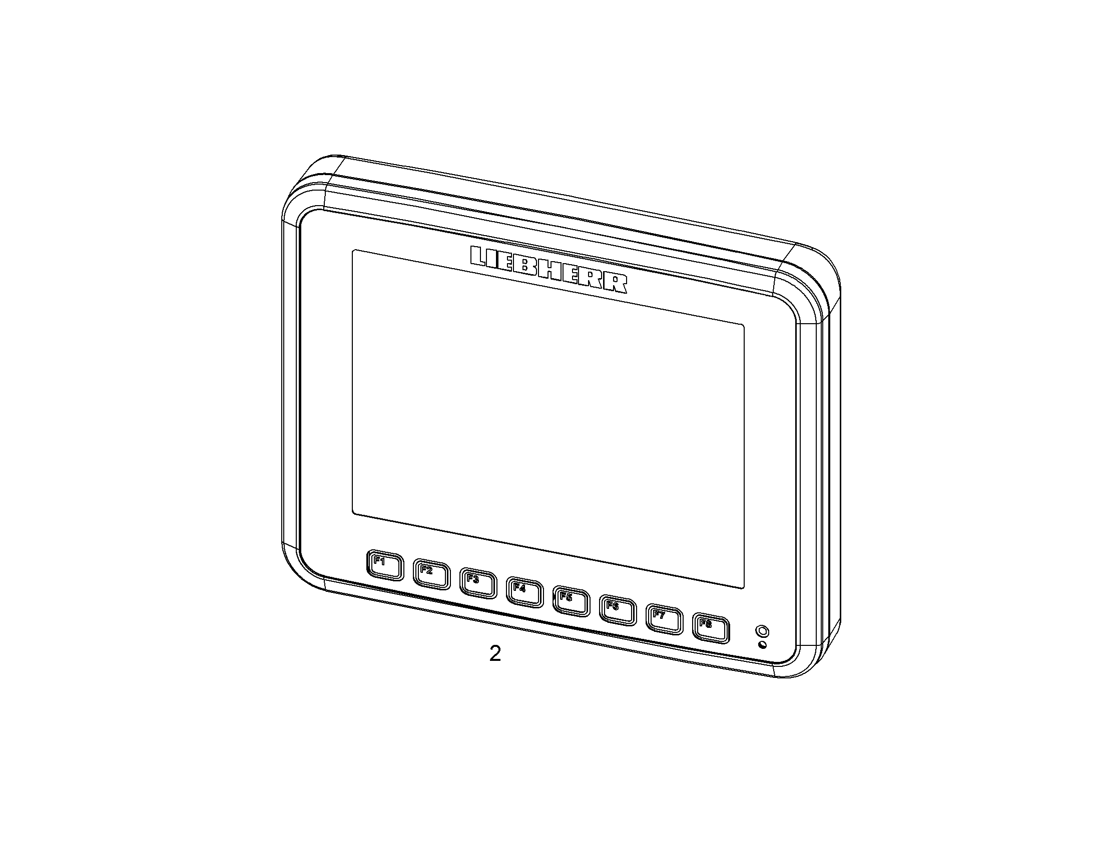 ДИСПЛЕЙ 10493618 LIEBHERR