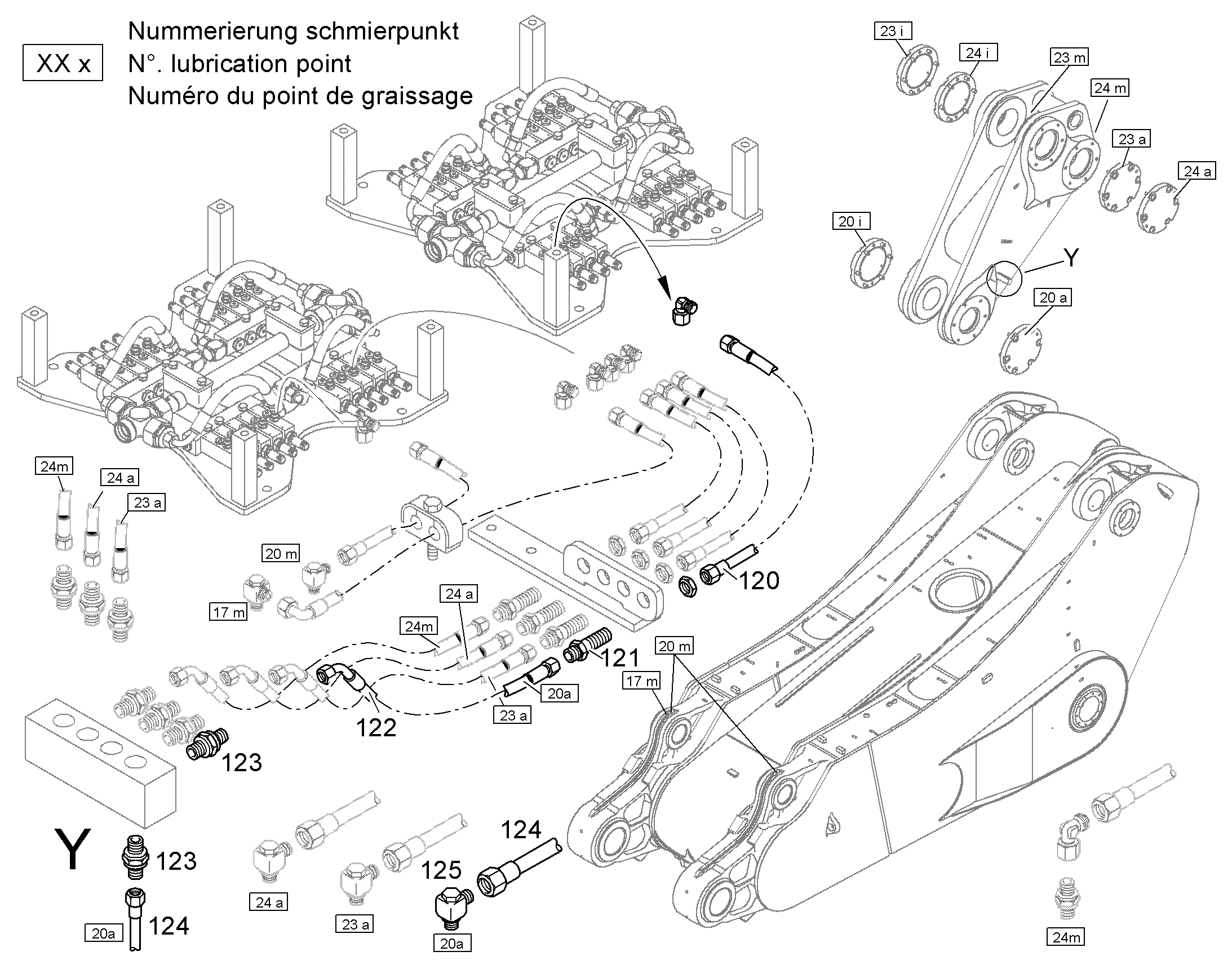 ШЛАНГ МАСЛЯНЫЙ 8X1700 5613569 LIEBHERR