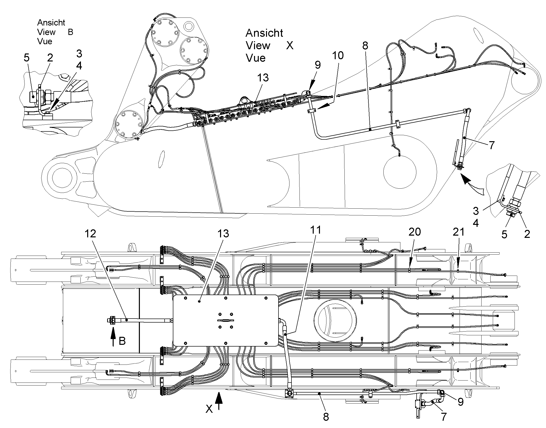 ШЛАНГ 32X900 5105927 LIEBHERR