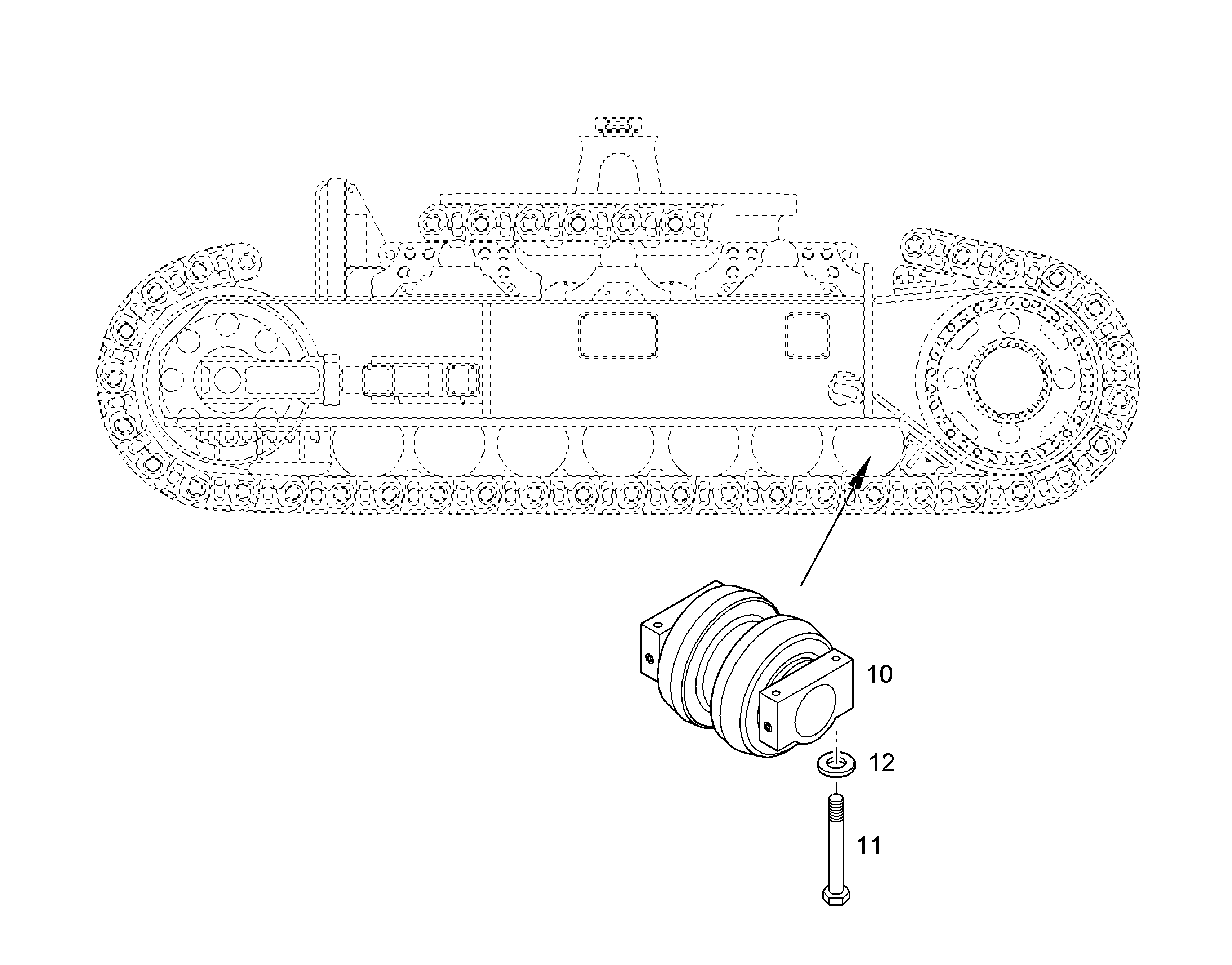 РОЛИК ХОДОВОЙ 10095447 LIEBHERR
