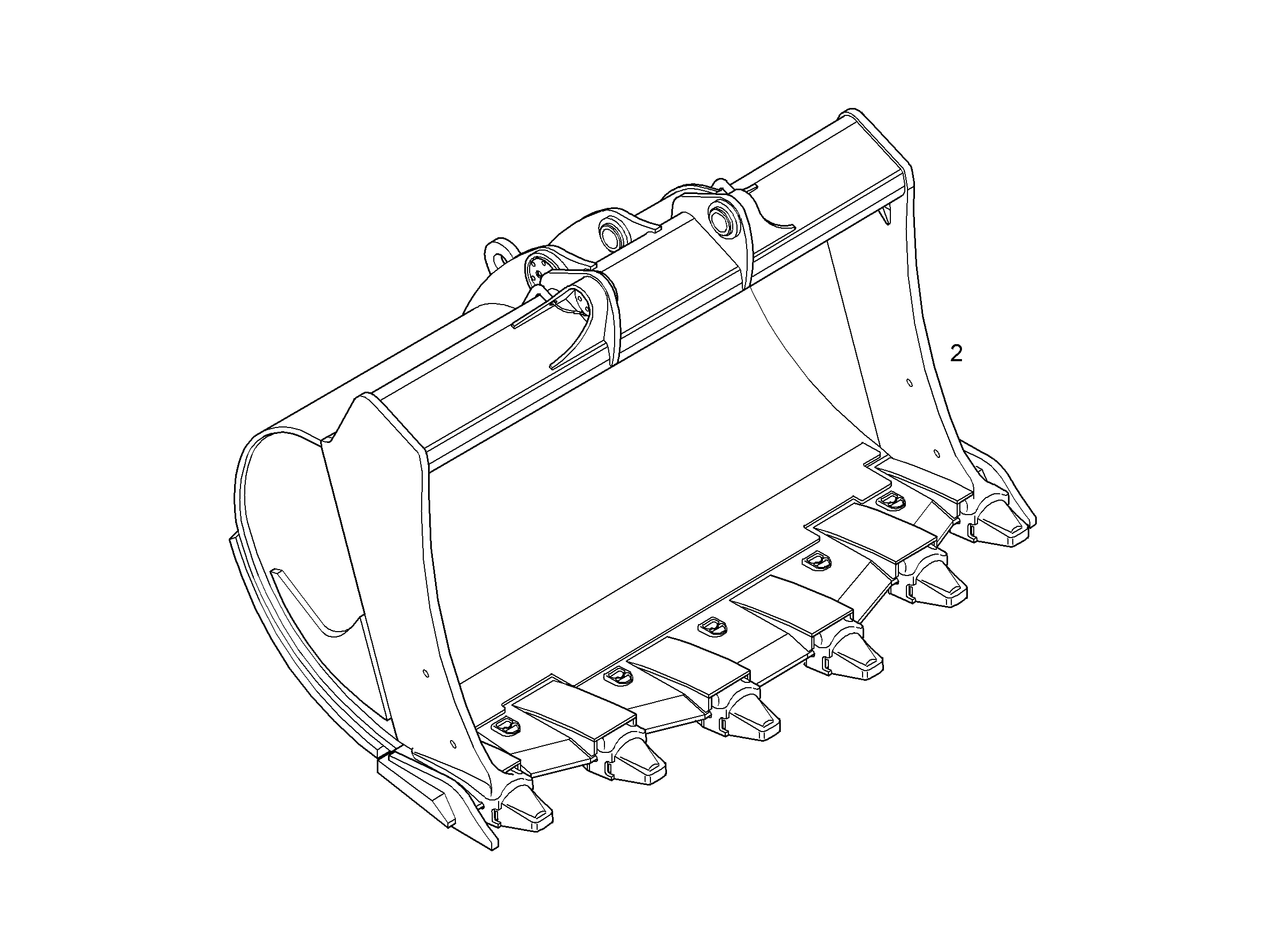 ЛОПАТА ОБРАТНАЯ HD 9873723 LIEBHERR
