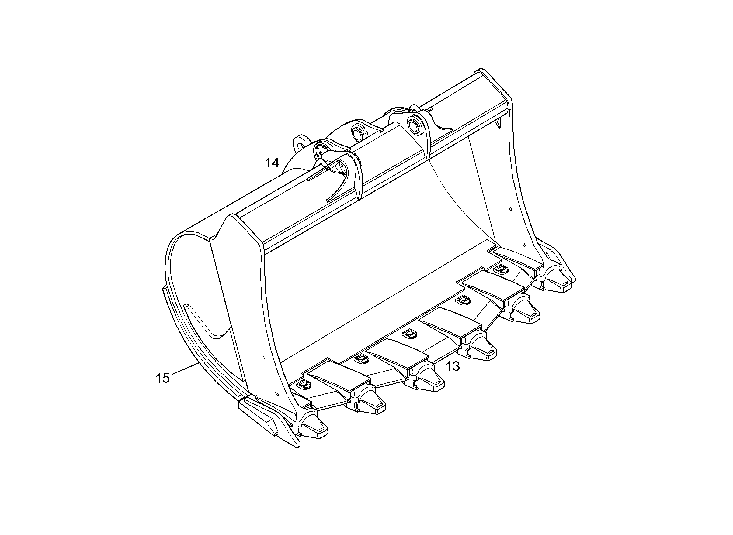 ЗАБРАЛО КОВША 9873629 LIEBHERR