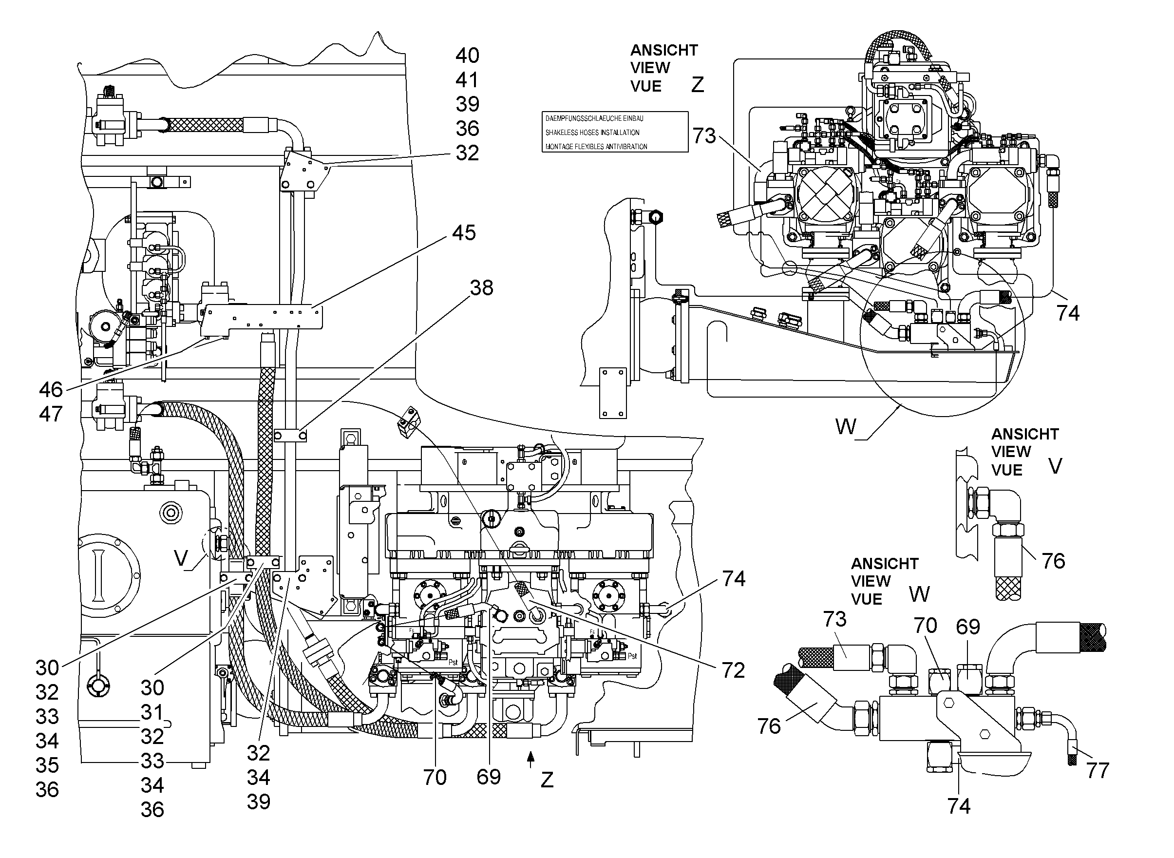 ШЛАНГ 25X730 11834567 LIEBHERR