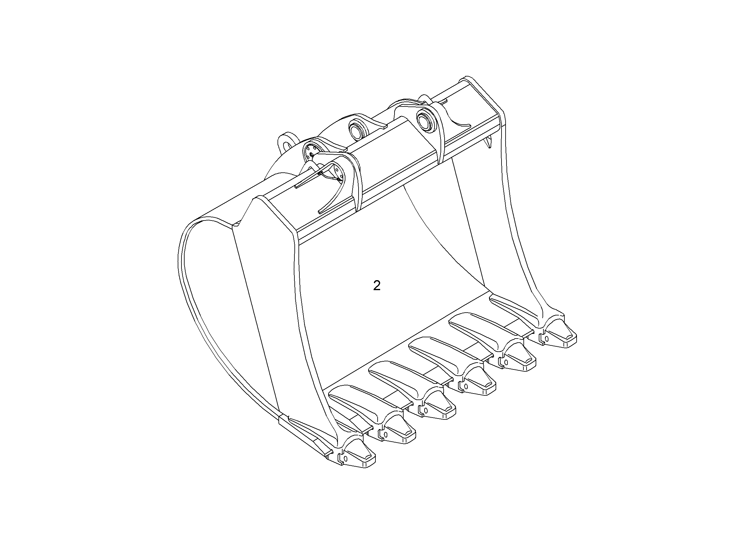 ЛОПАТА ОБРАТНАЯ 9806268 LIEBHERR