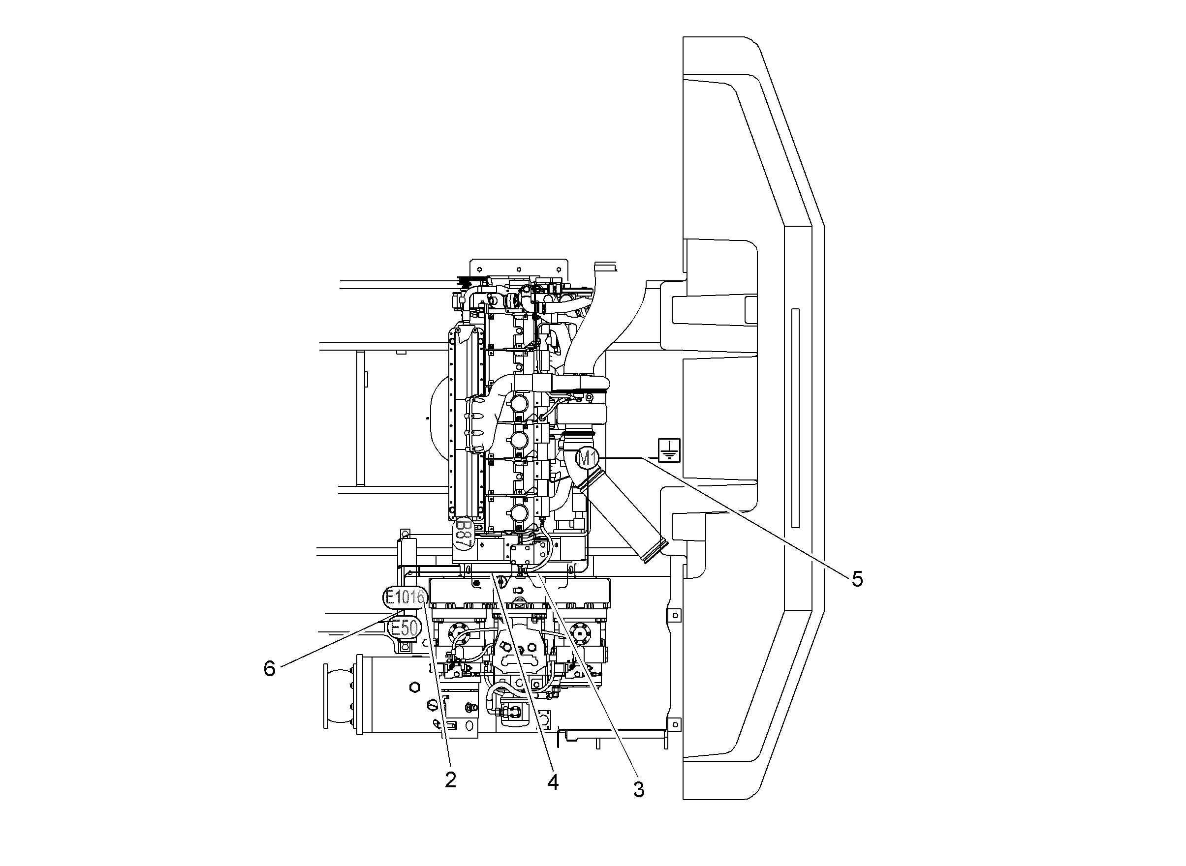 КАБЕЛЬ СОЕДИНЕНИЯ С КОРПУСОМ 10826169 LIEBHERR