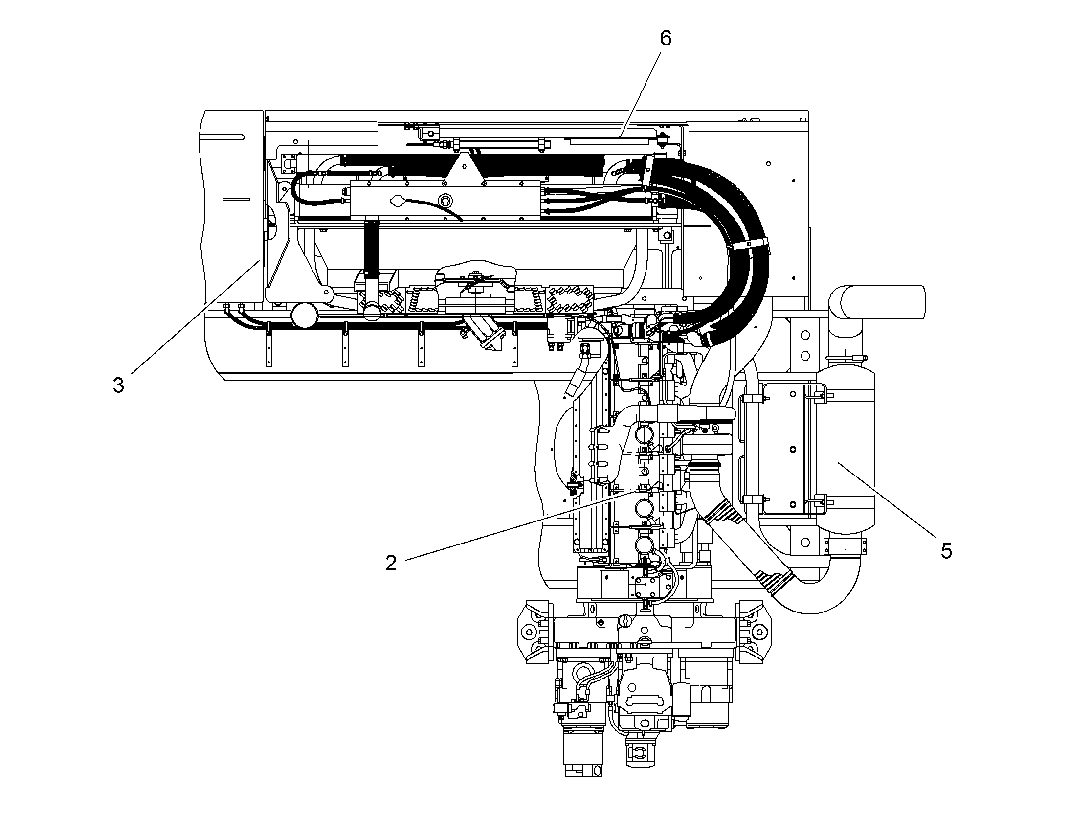 ВЫХЛОПНАЯ СИСТЕМА 10075833 LIEBHERR