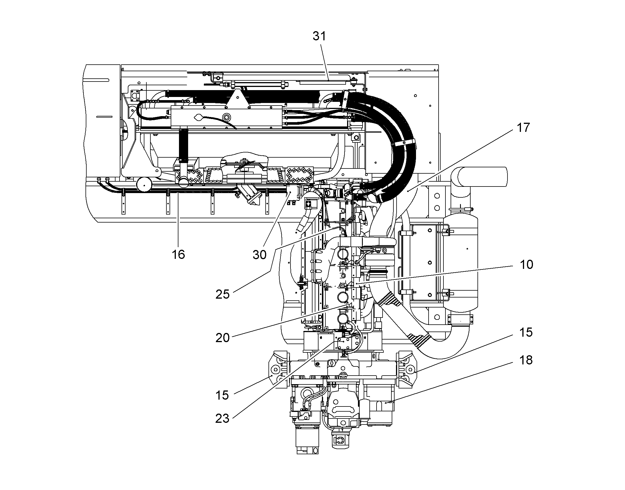 СИСТЕМA ПИТAНИЯ 9009801 LIEBHERR