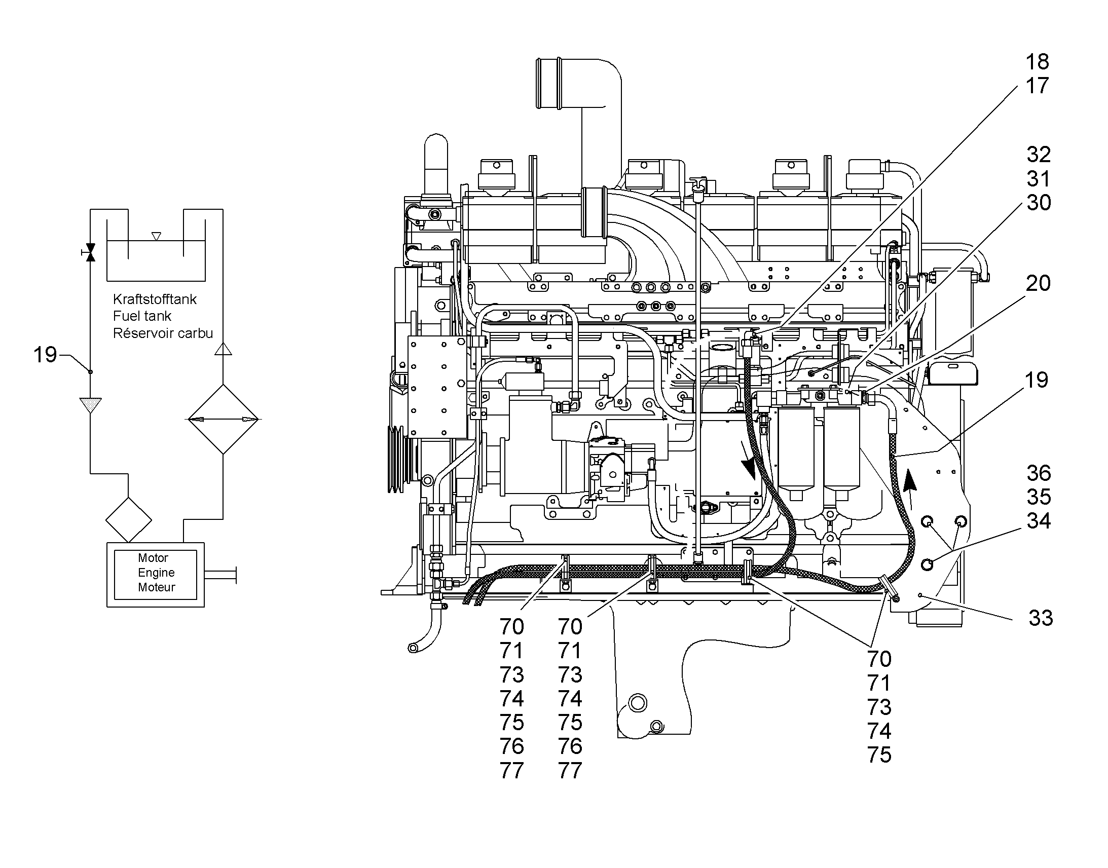ПОДОГРЕВ ТОПЛИВА 9938196 LIEBHERR