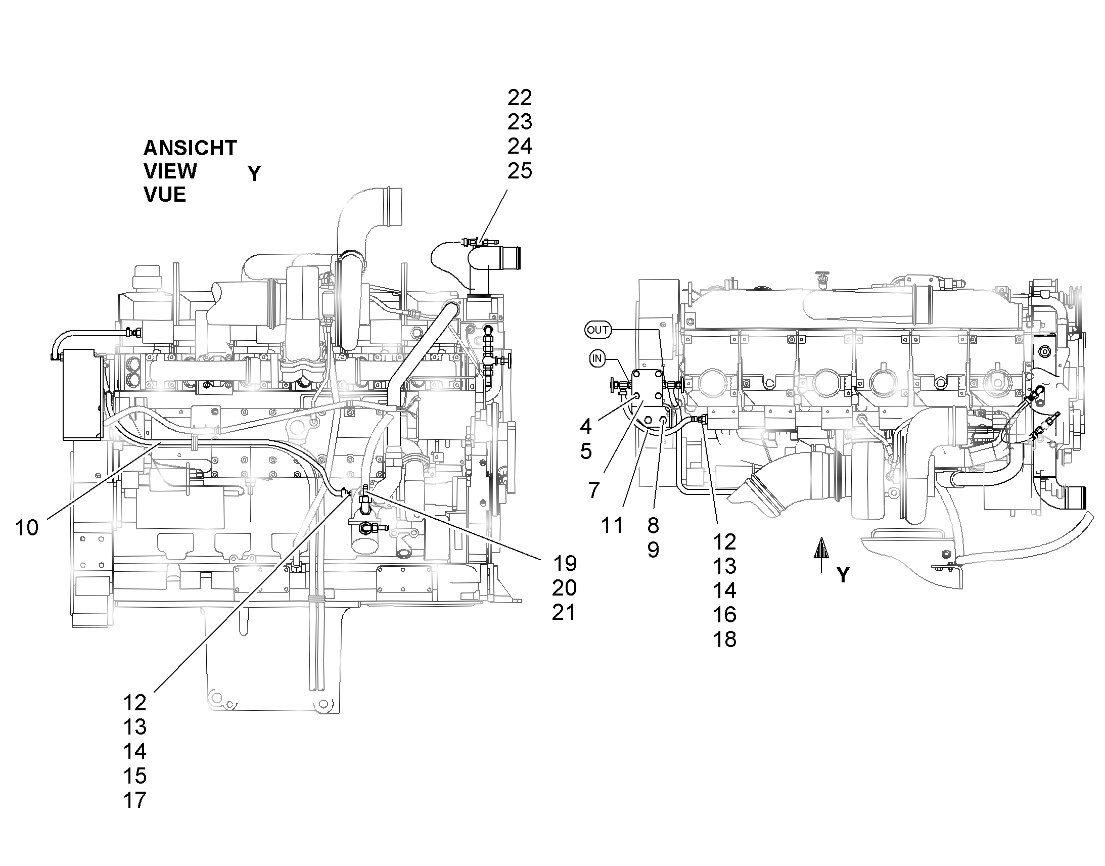 ПРОЖЕКТОР ДОПОЛНИТЕЛЬНЫЙ 5X200W 9807831 LIEBHERR