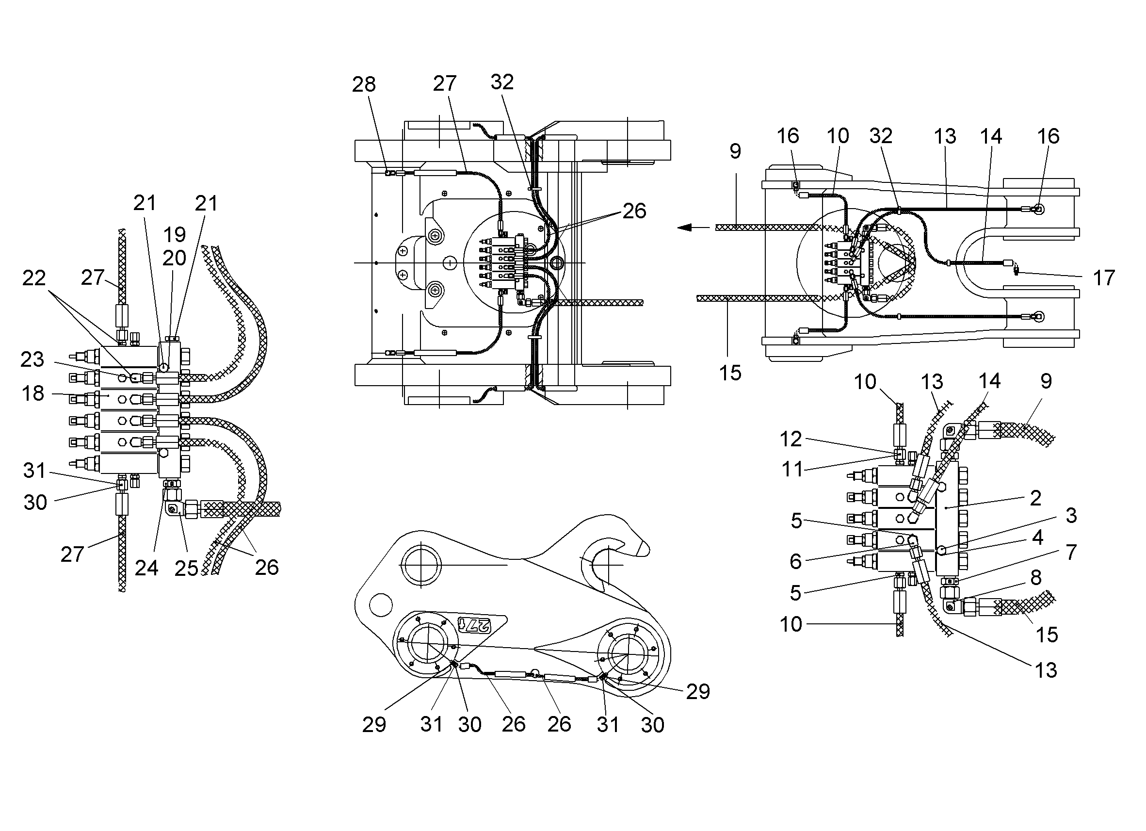 ШТУЦЕР УГЛОВОЙ EW 12S M20X1,5 7372947 LIEBHERR