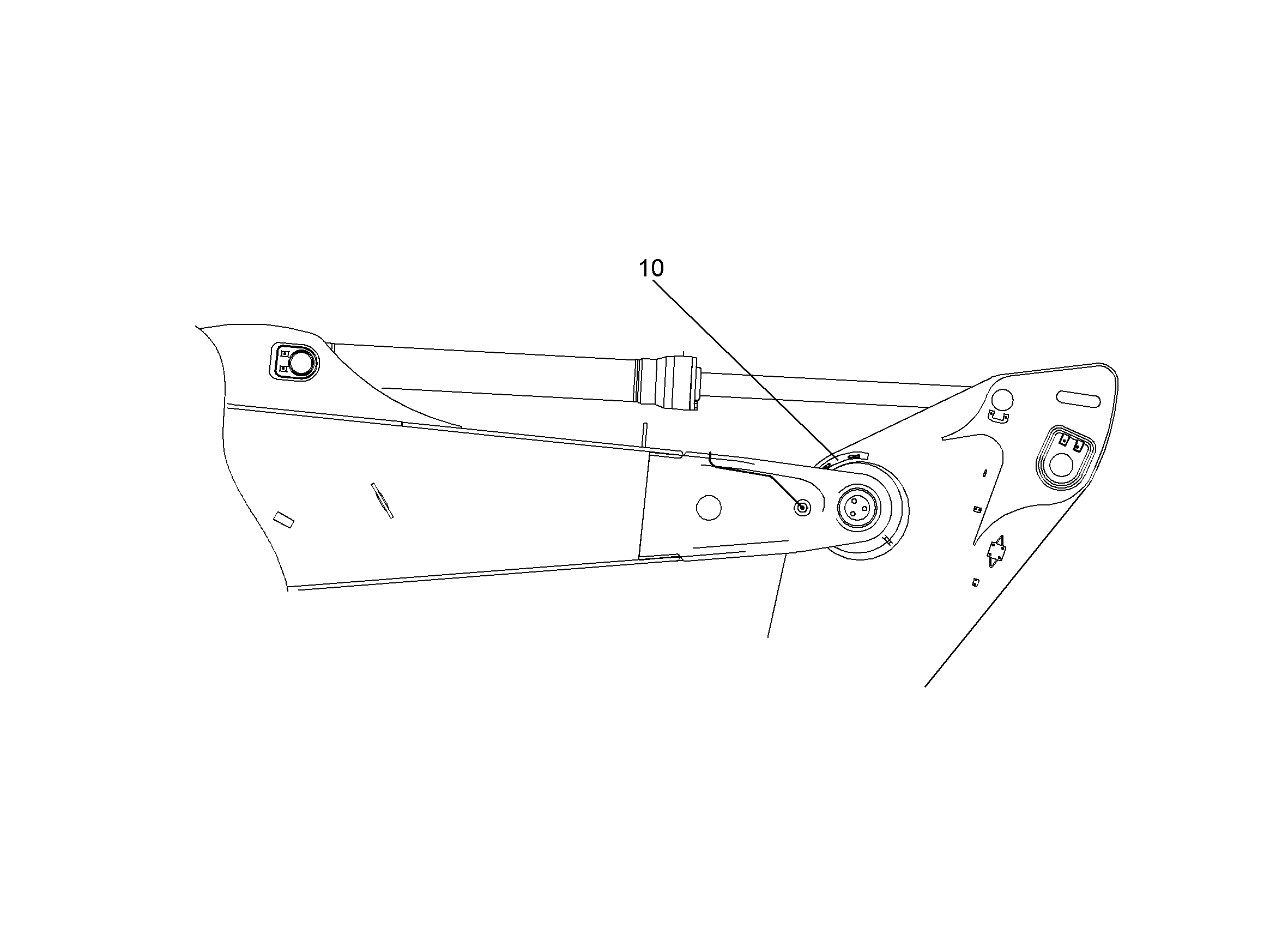 ОТКЛЮЧЕНИЕ ЦИЛИНДРА РУКОЯТИ 9017446 LIEBHERR