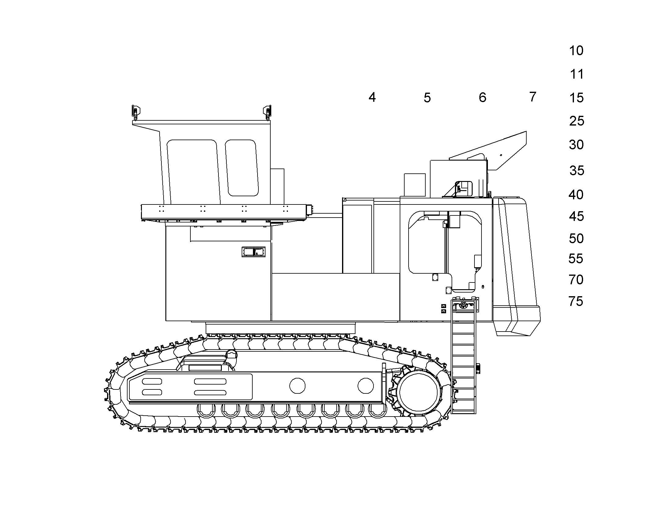 ПРОВОДКА ПОВОРОТНОЙ ПЛАТФОРМЫ 9944184 LIEBHERR