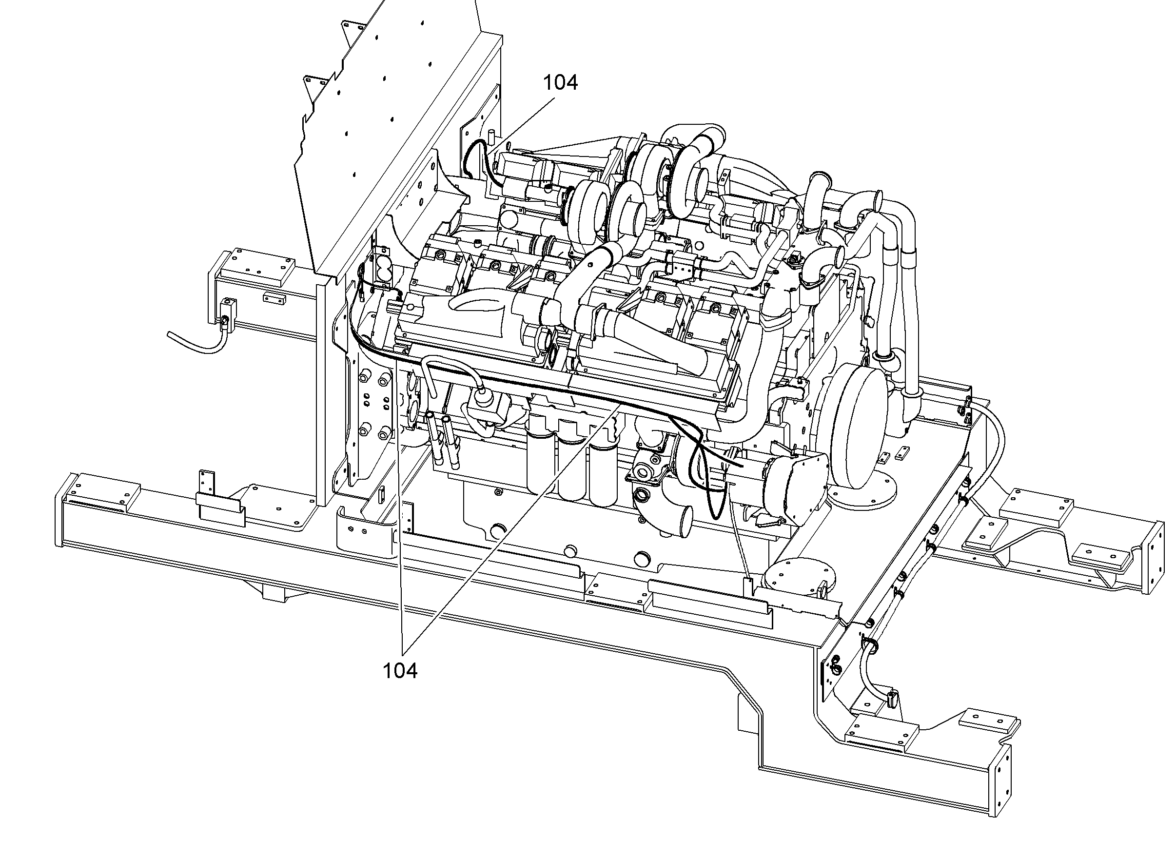 КОМПЛЕКТ КАБЕЛЕЙ 10013527 LIEBHERR