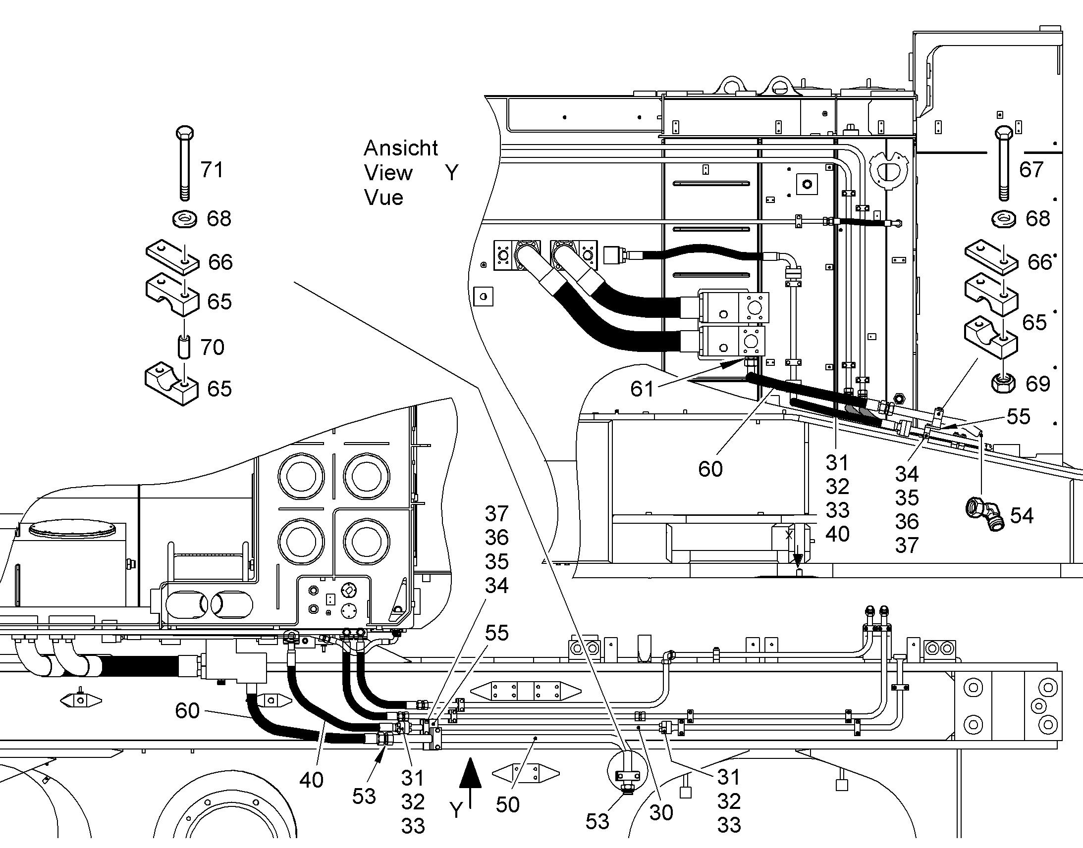 КЛЕММА ПОЛОВИННАЯ AEHNL.DIN 3015-2 S 4 R 42 PP H 12207902 LIEBHERR