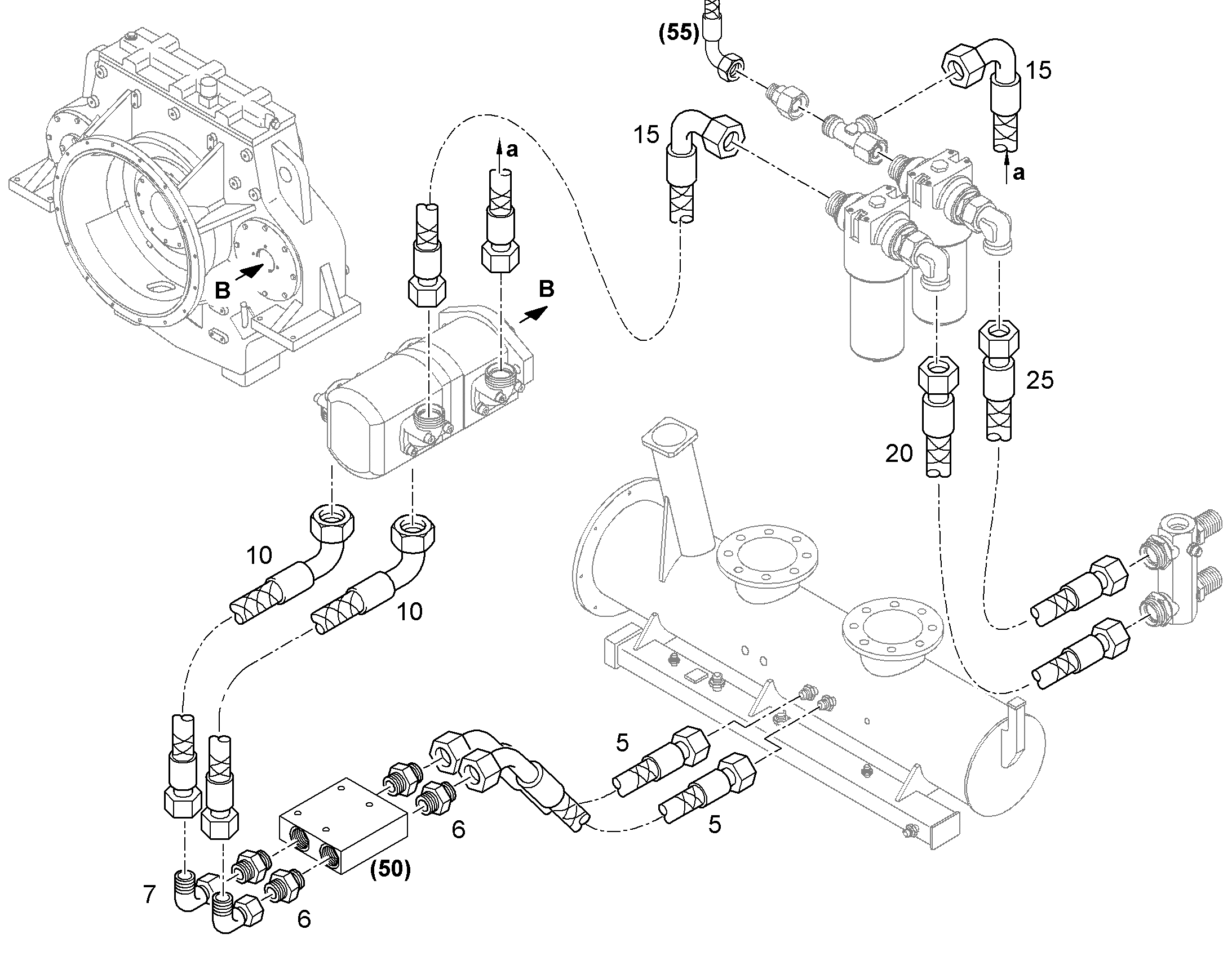 ШЛАНГ 32X800 10000958 LIEBHERR