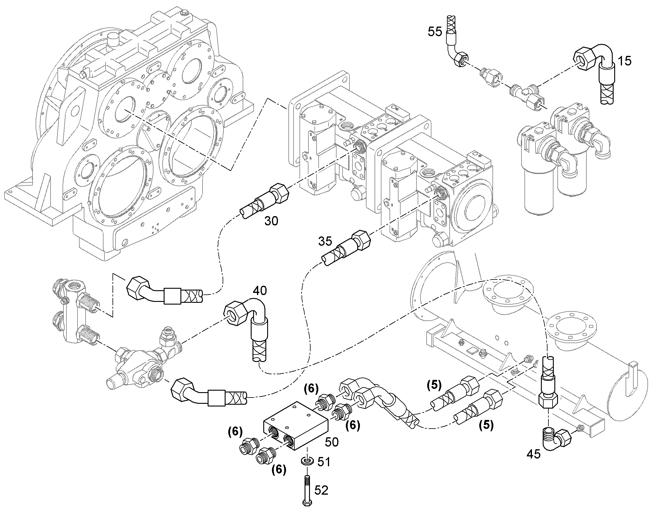 ШЛАНГ 25X1000 10000956 LIEBHERR