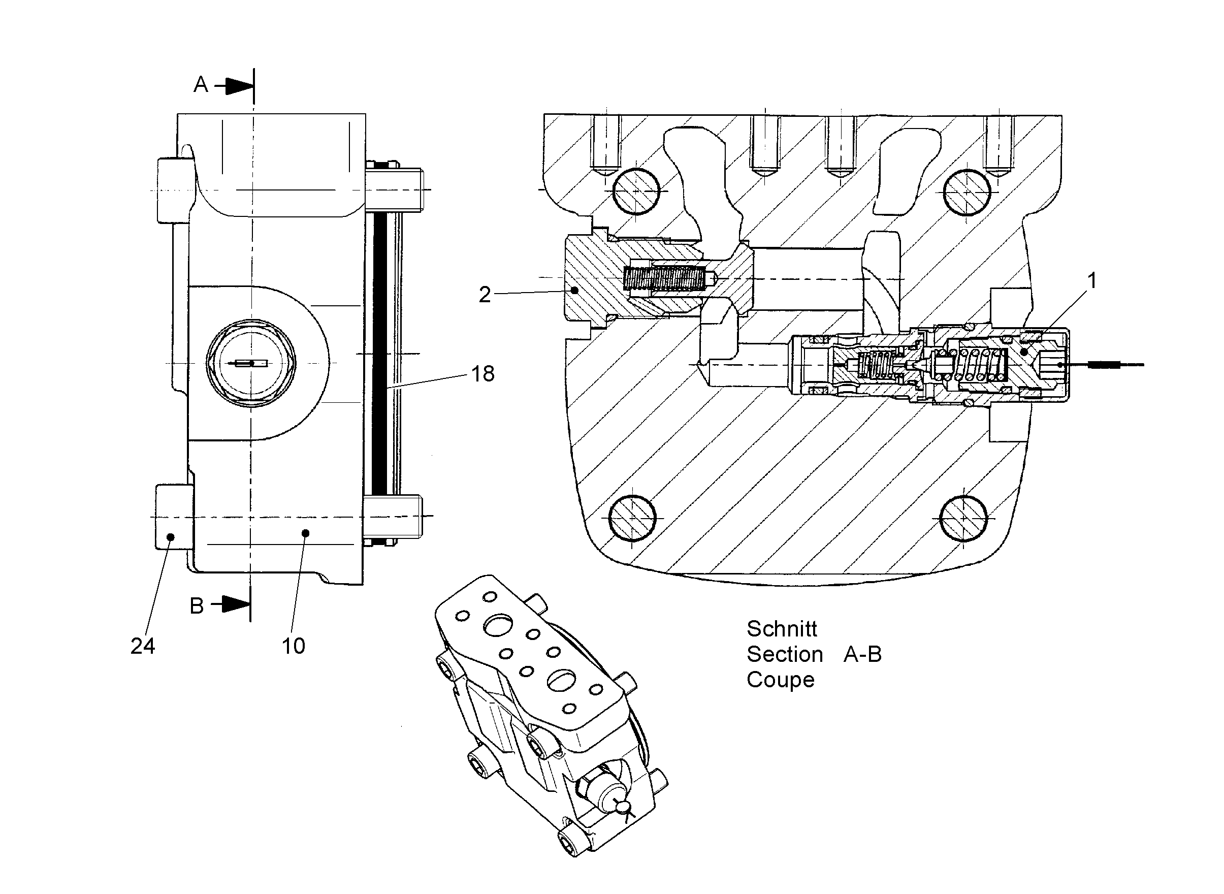 ПЛИТА СОЕДИНИТЕЛЬНАЯ NG 064 9077465 LIEBHERR