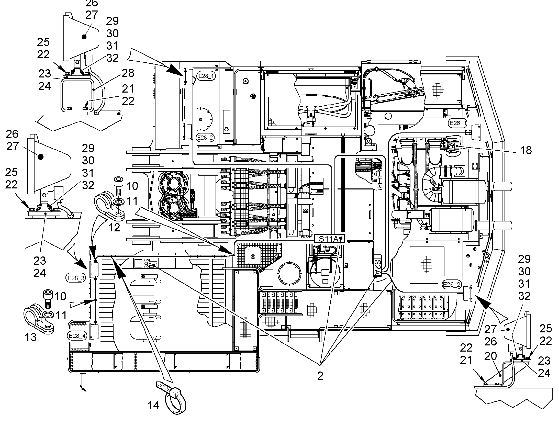 БУФЕР РЕЗИНОВЫЙ 10001536 LIEBHERR