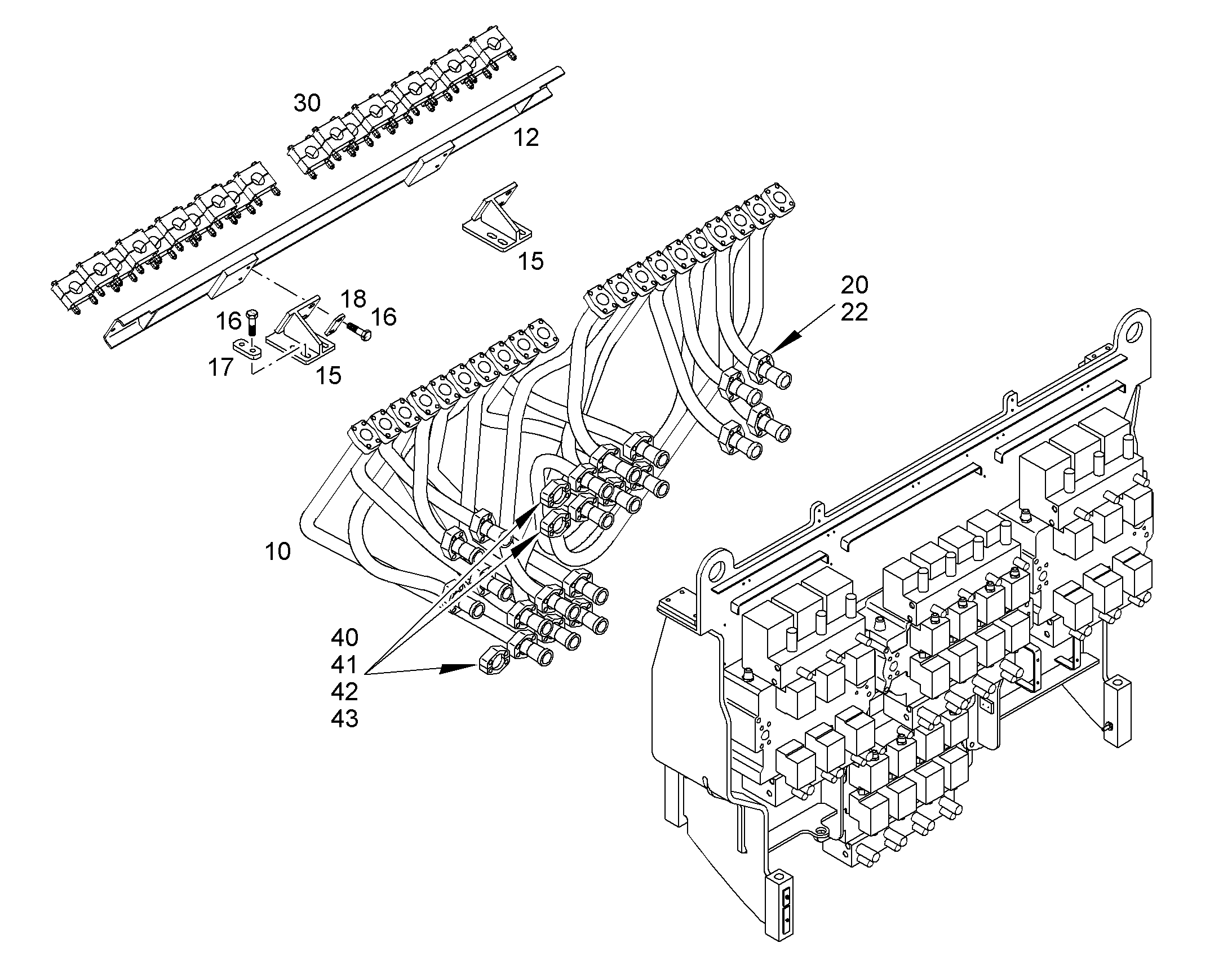ЛИНИЯ НАПОРНАЯ 9005650 LIEBHERR
