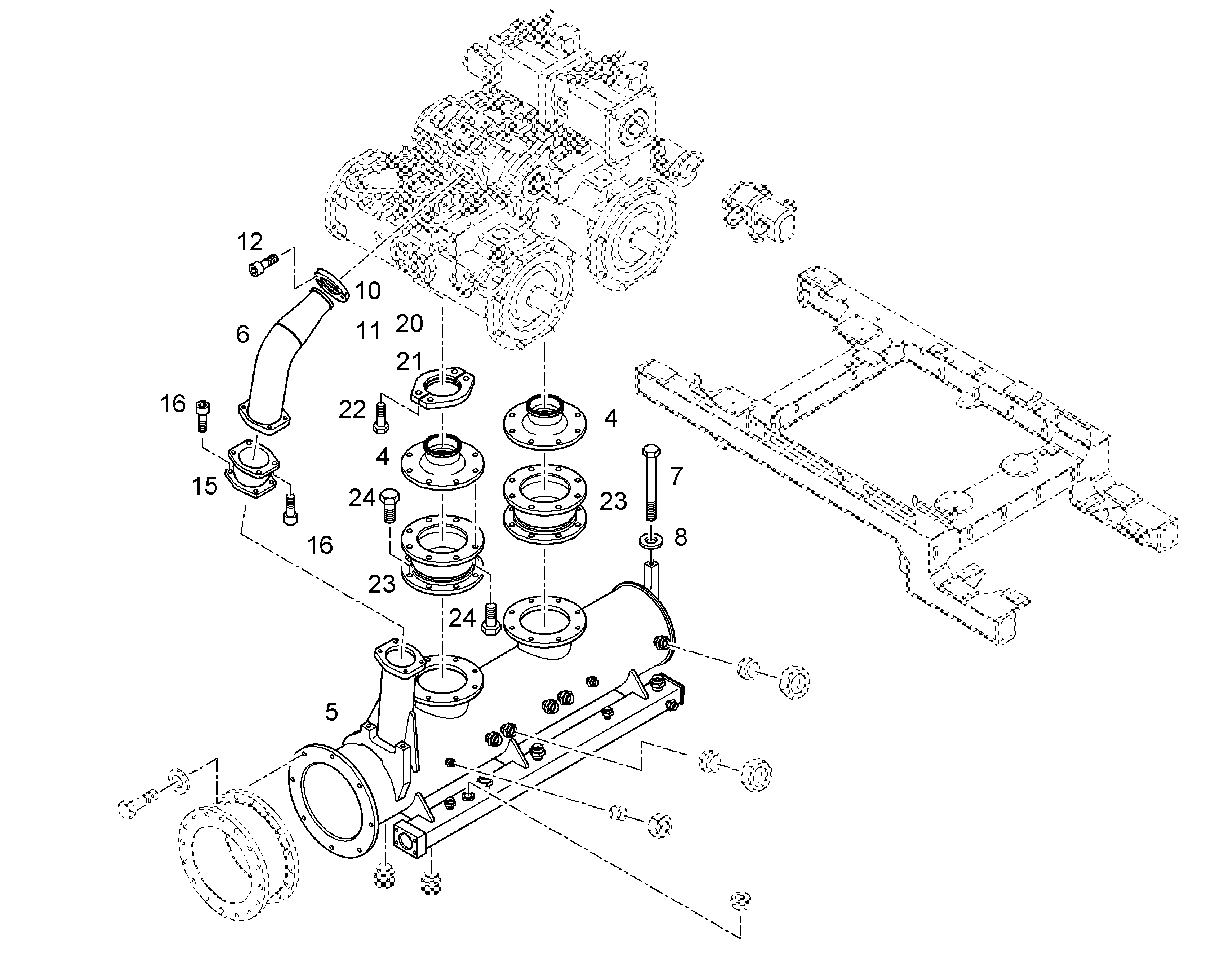 РЕКОНСТРУКЦИЯ - НАСОСЫ 11466187 LIEBHERR