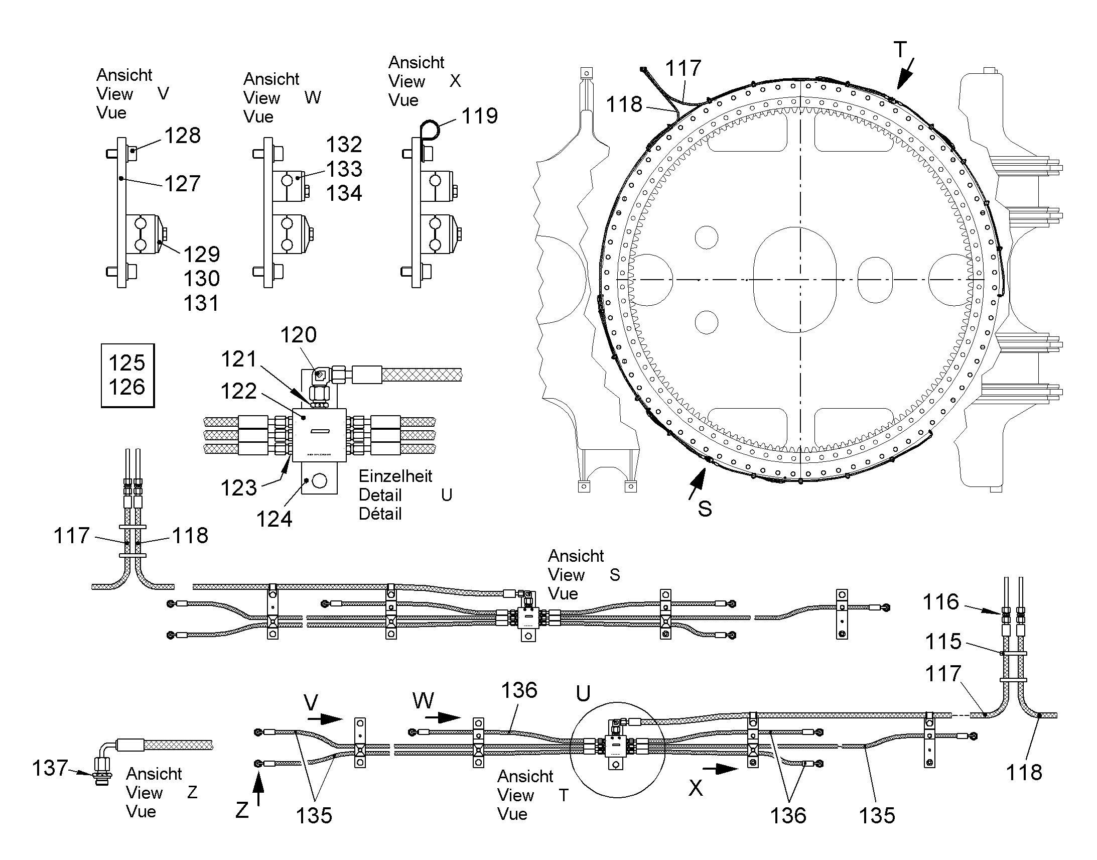 ПЛИТА УДЕРЖИВАЮЩАЯ 10000144 LIEBHERR