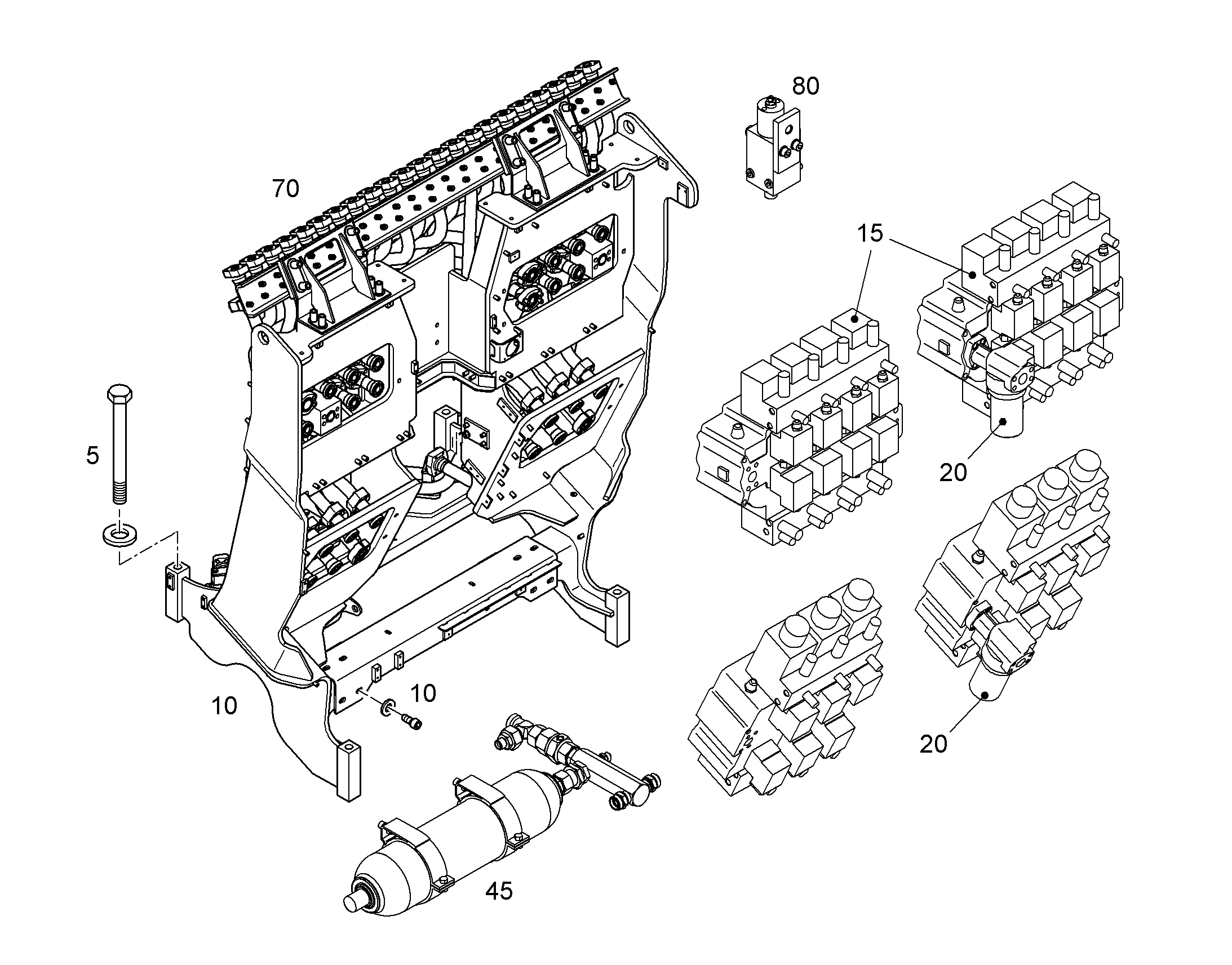 ЛИНИЯ НАПОРНАЯ 10060084 LIEBHERR