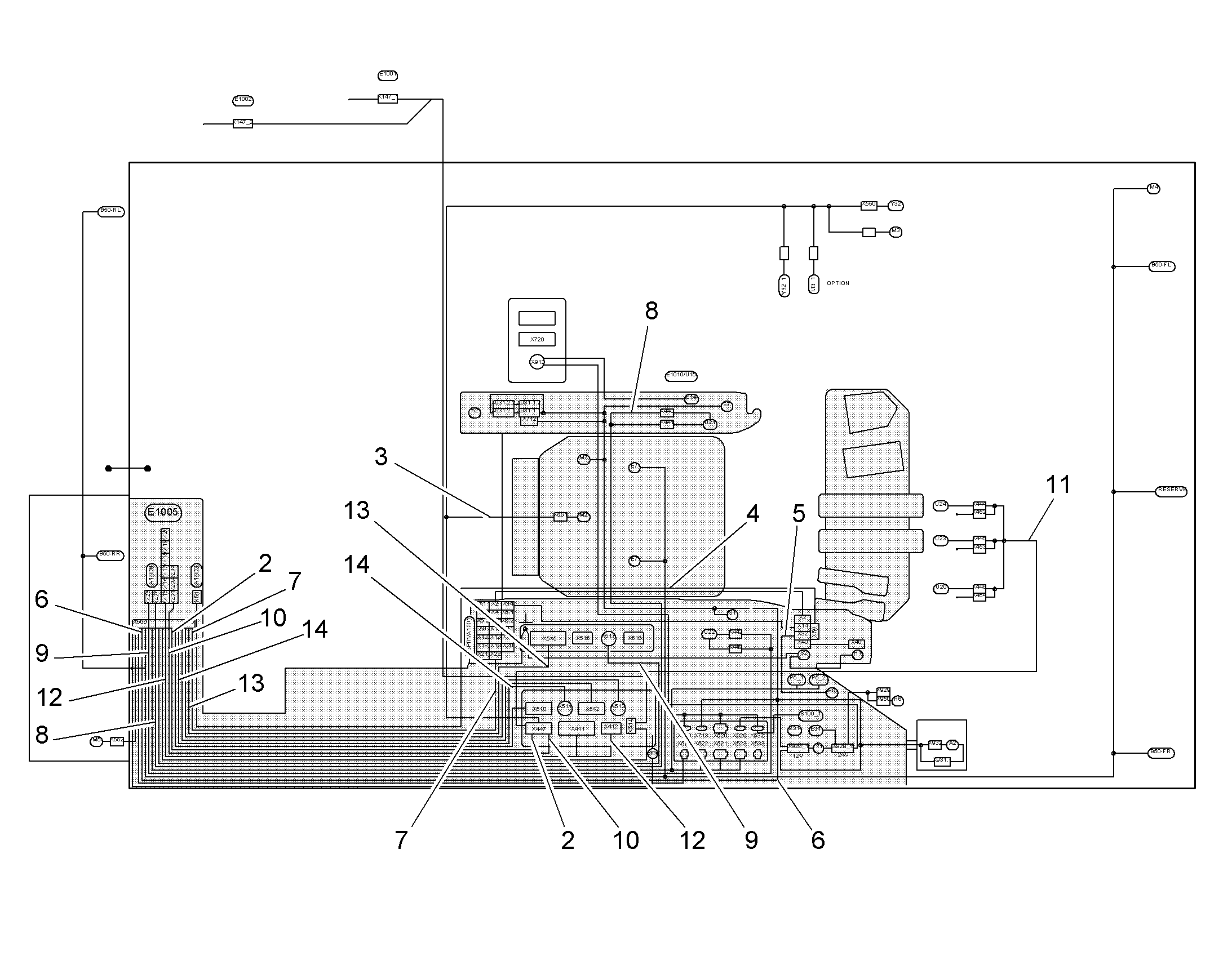 КОМПЛЕКТ КАБЕЛЕЙ 6204355 LIEBHERR