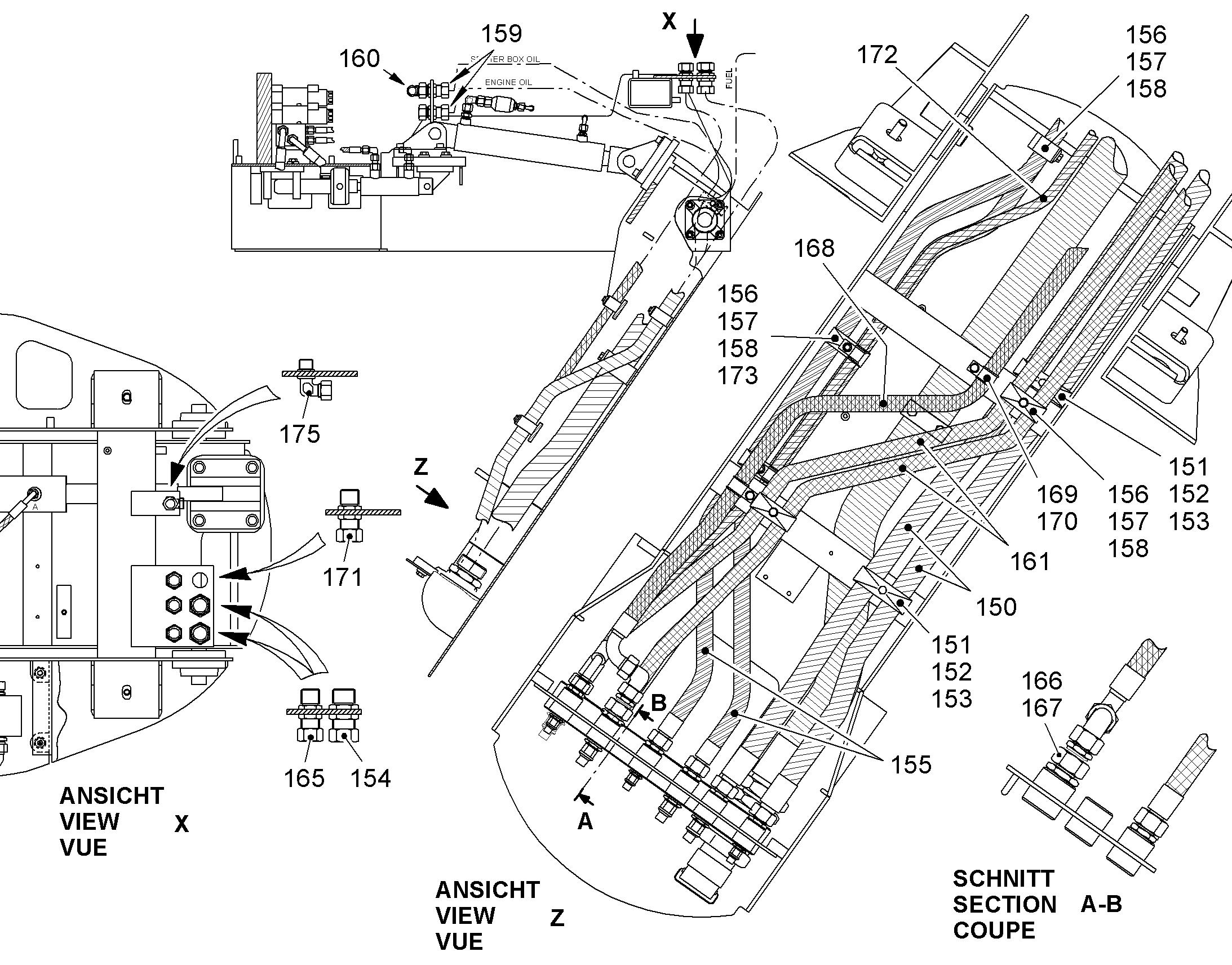 ШЛАНГ 20X1550 10000463 LIEBHERR