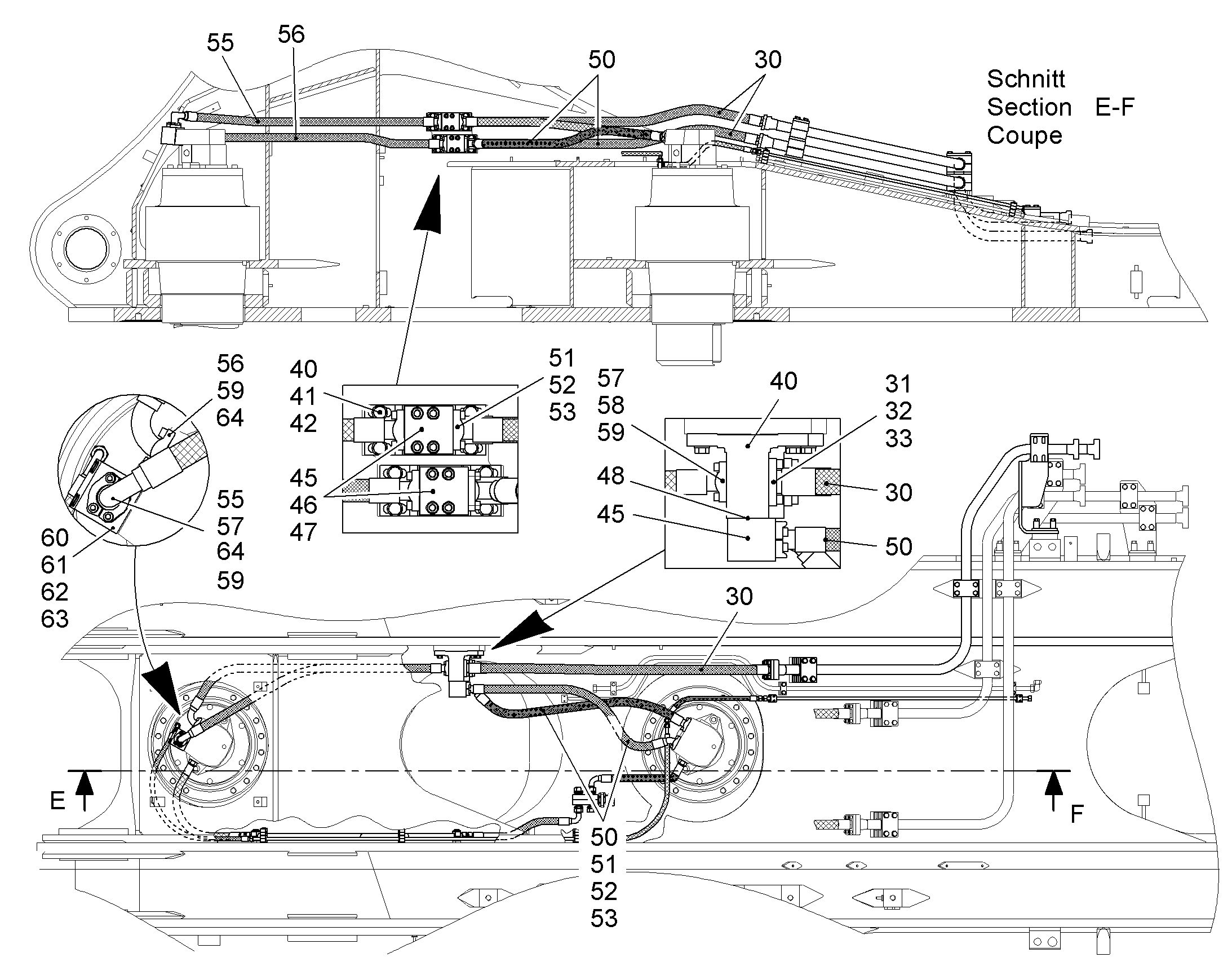 ШЛАНГ 32X1560 10476482 LIEBHERR