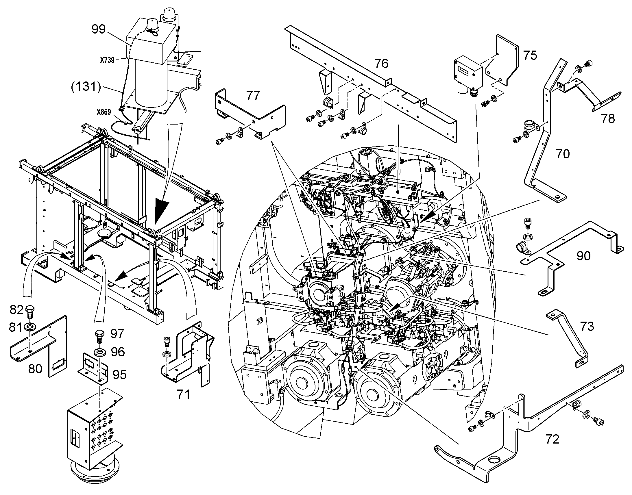 КОМПЛЕКТ КАБЕЛЕЙ 10291347 LIEBHERR