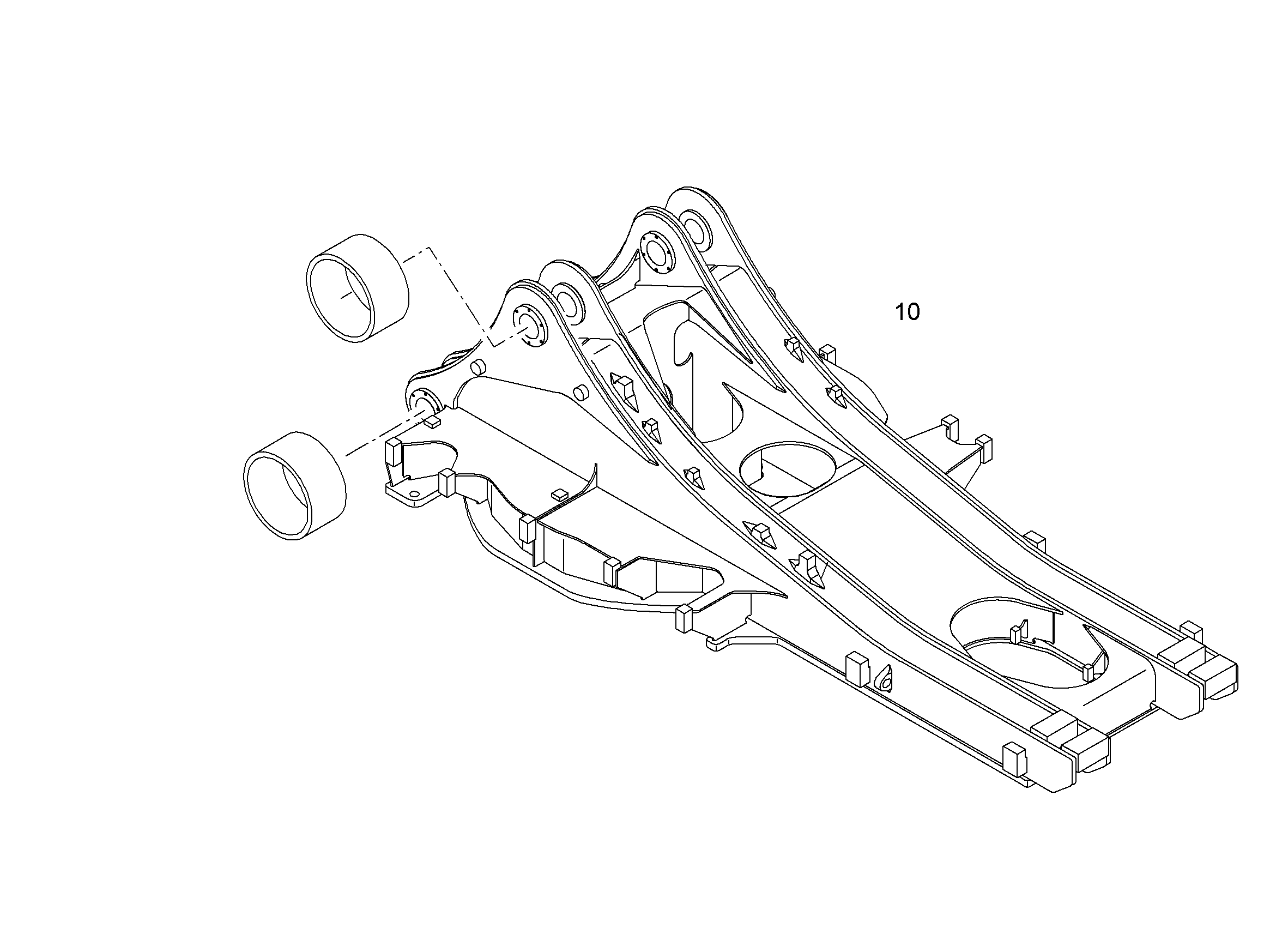 ПОВОРОТНАЯ ПЛАТФОРМА 10396332 LIEBHERR