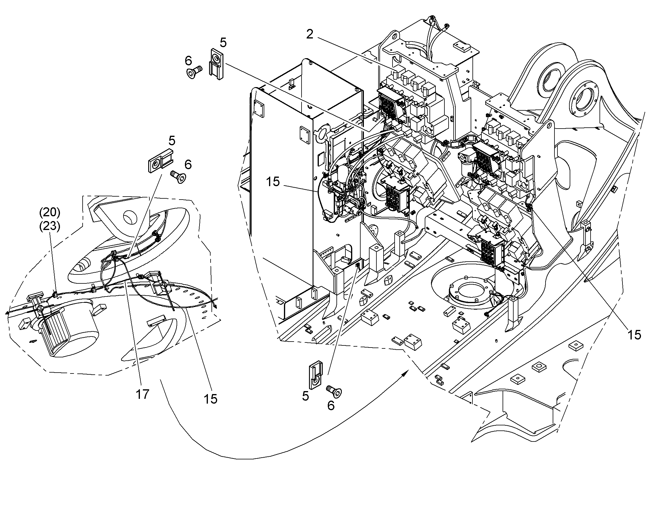 КОМПЛЕКТ КАБЕЛЕЙ 10289492 LIEBHERR