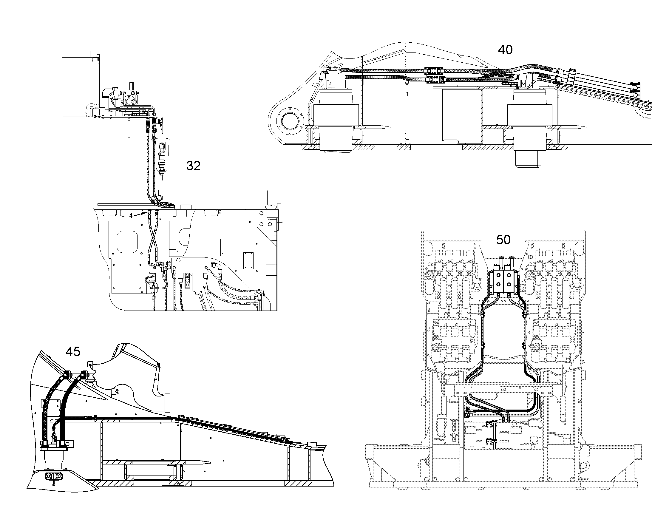 ГИДР.УСТ.РАСПР.-ЯЩИК Д.СМАЗ. 9013086 LIEBHERR