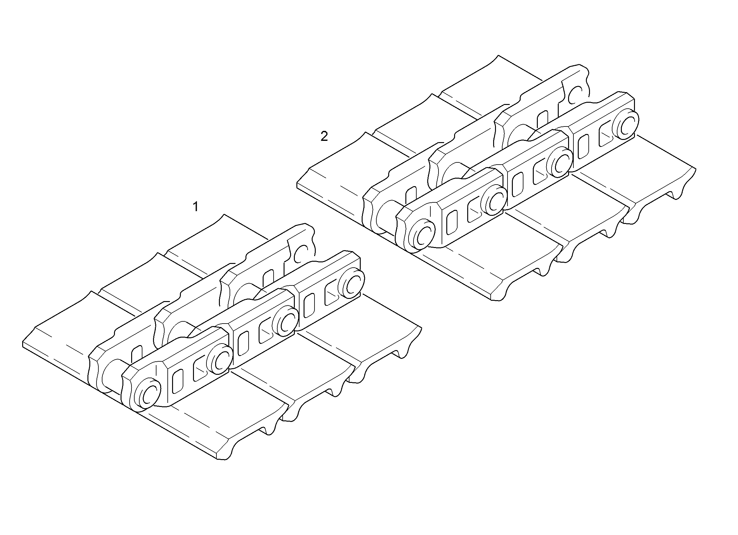 ГУСЕНИЧНАЯ ЛЕНТА КОМПЛЕКТ 850mm 10450895 LIEBHERR