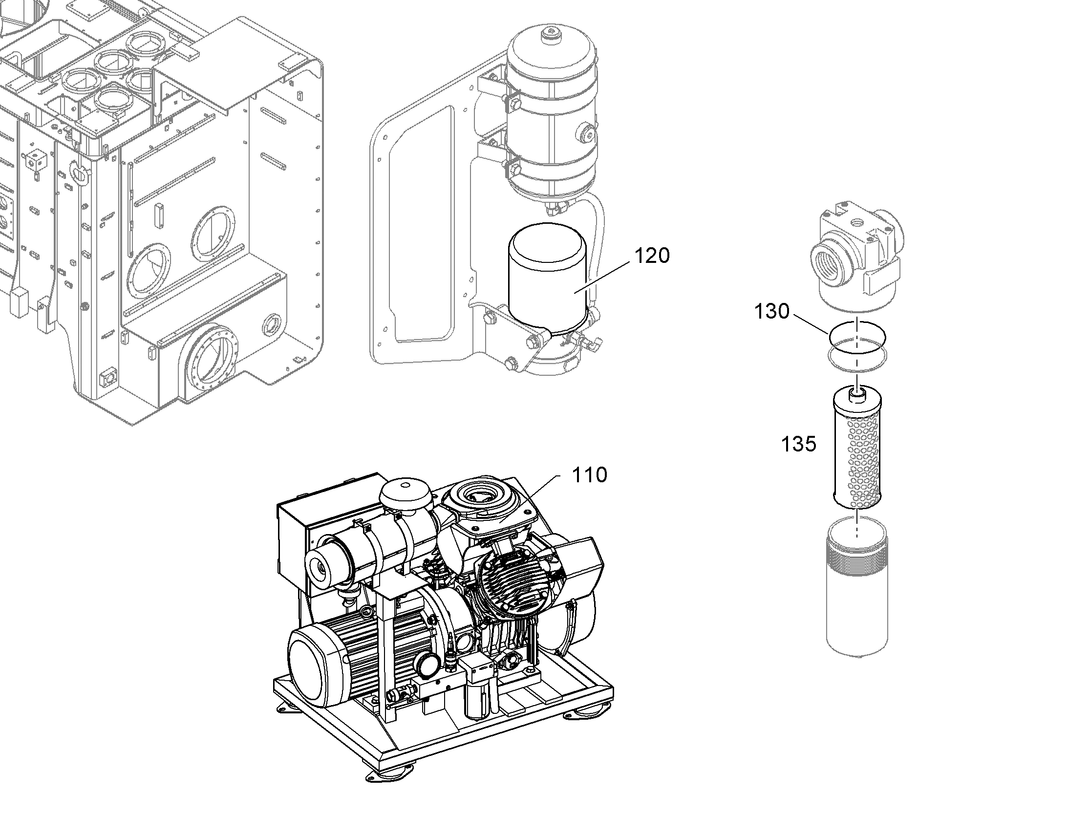 ФИЛЬТРУЮЩАЯ ВСТАВКА 10113963 LIEBHERR