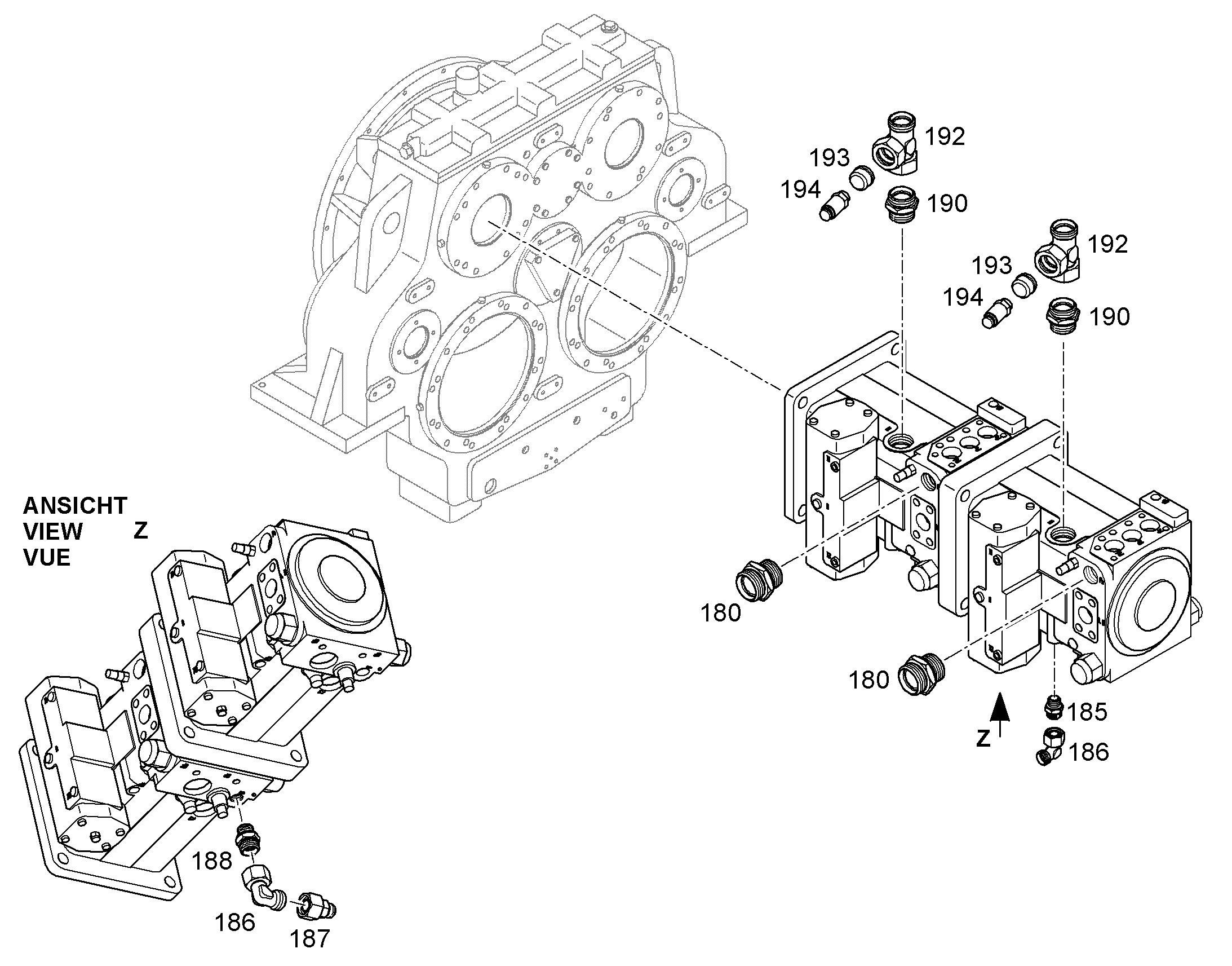 ЗАГЛУШКА РЕЗЬБОВАЯ VKA 35L G1/4 10372984 LIEBHERR