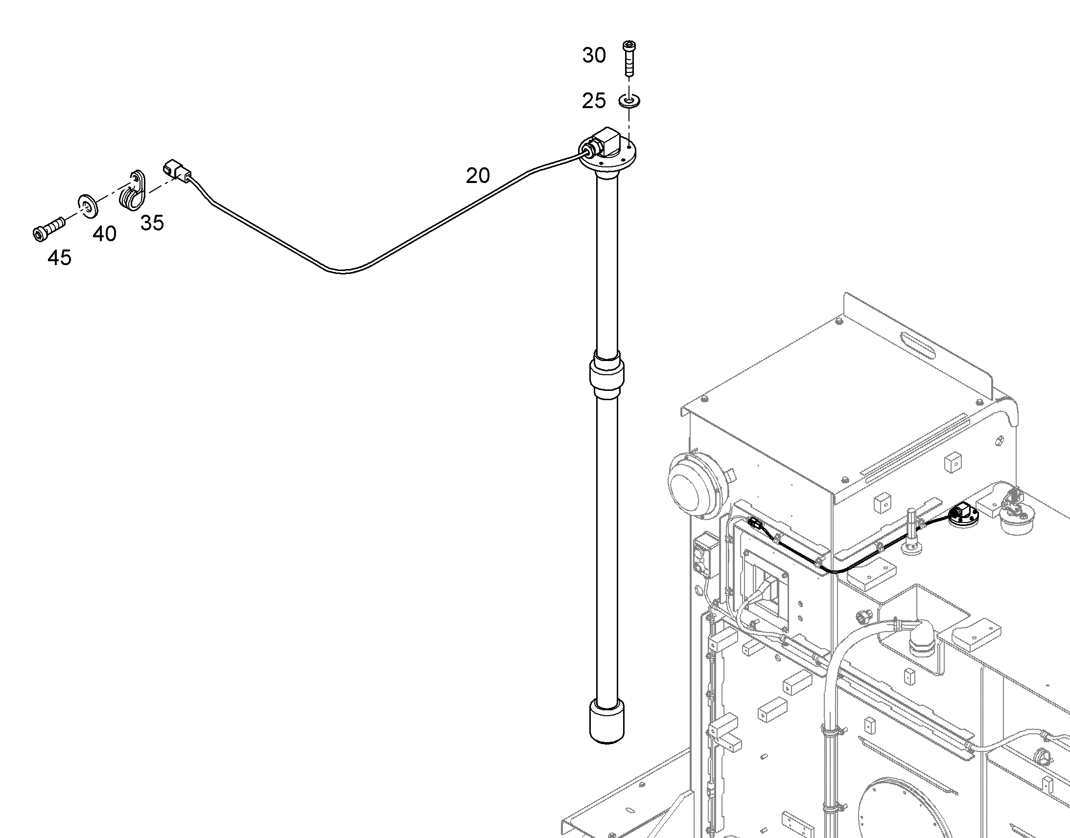 СКОБА DIN 3016-1 D1 25X15 W1-2-CR 4900181 LIEBHERR