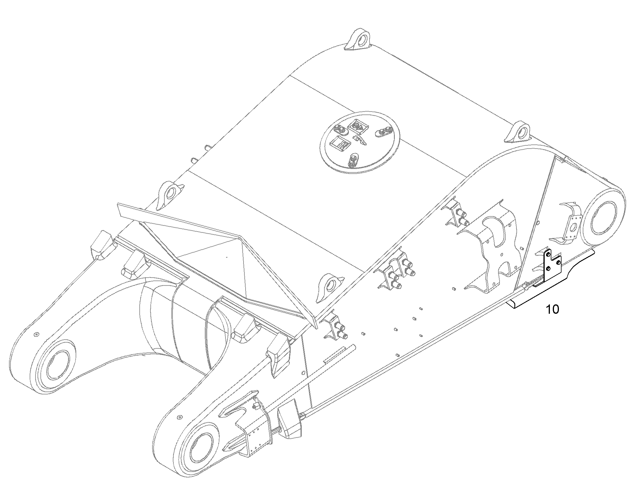 REBUILDING SET COVER 12713982 LIEBHERR
