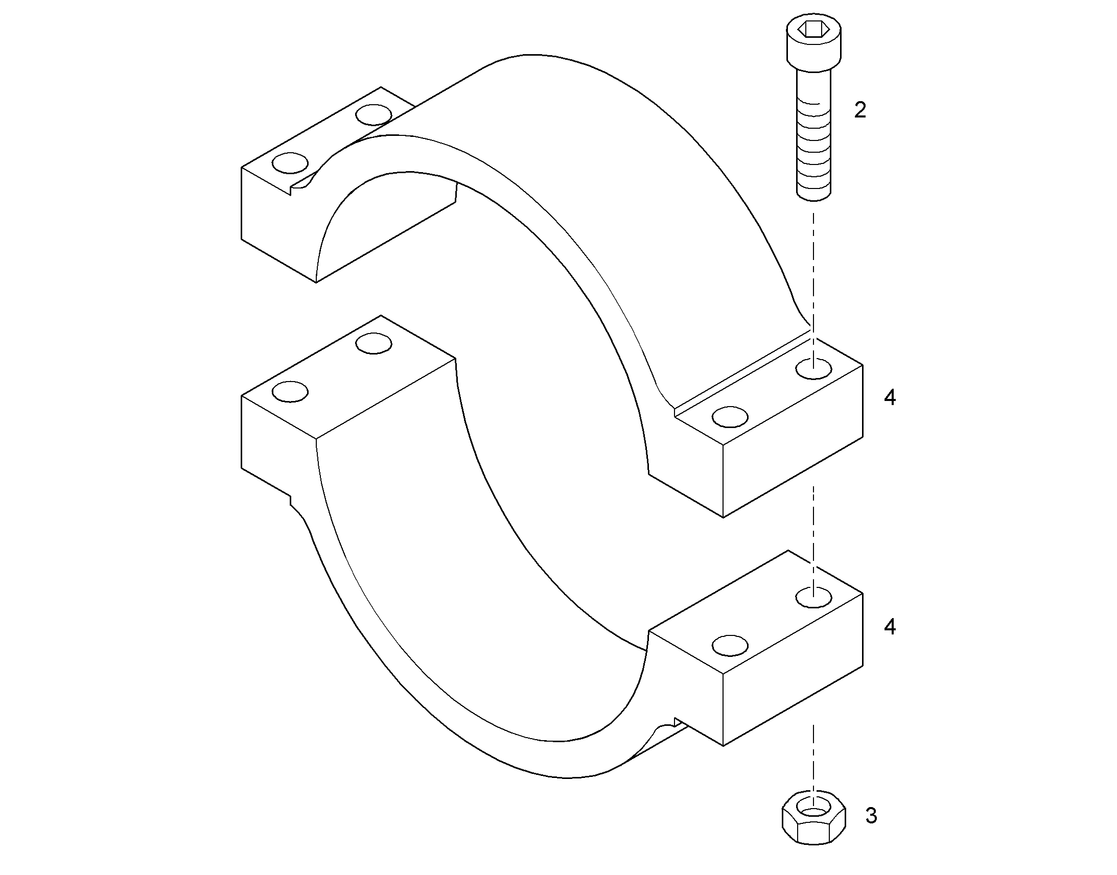 ПОЛУХОМУТИК d=224 9389767 LIEBHERR
