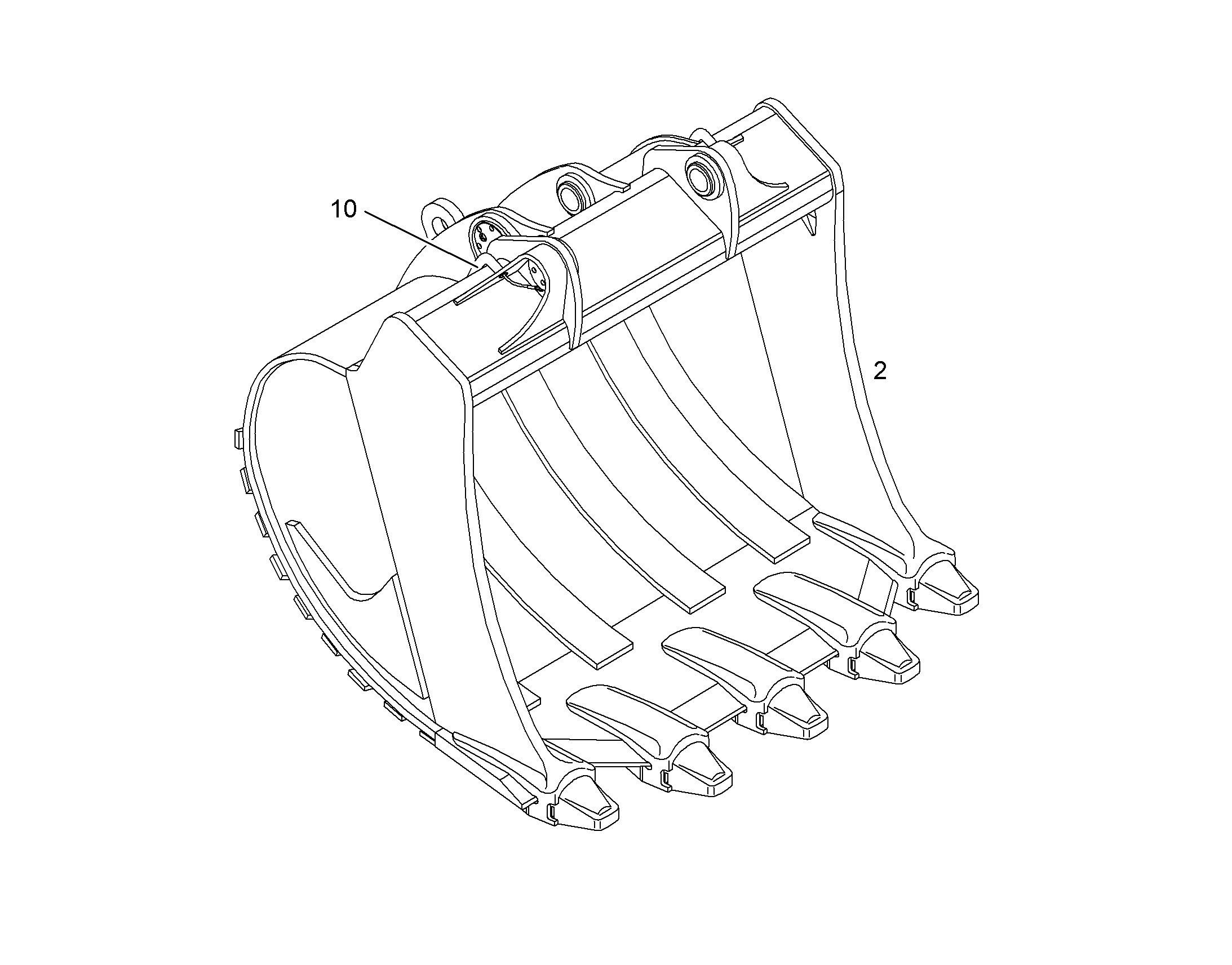 ЛОПАТА ОБРАТНАЯ HD 9937479 LIEBHERR