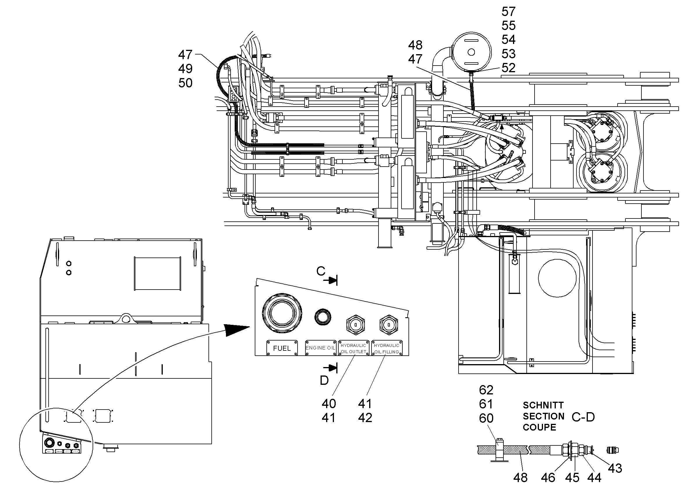 ШЛАНГ 25X2550 10000428 LIEBHERR