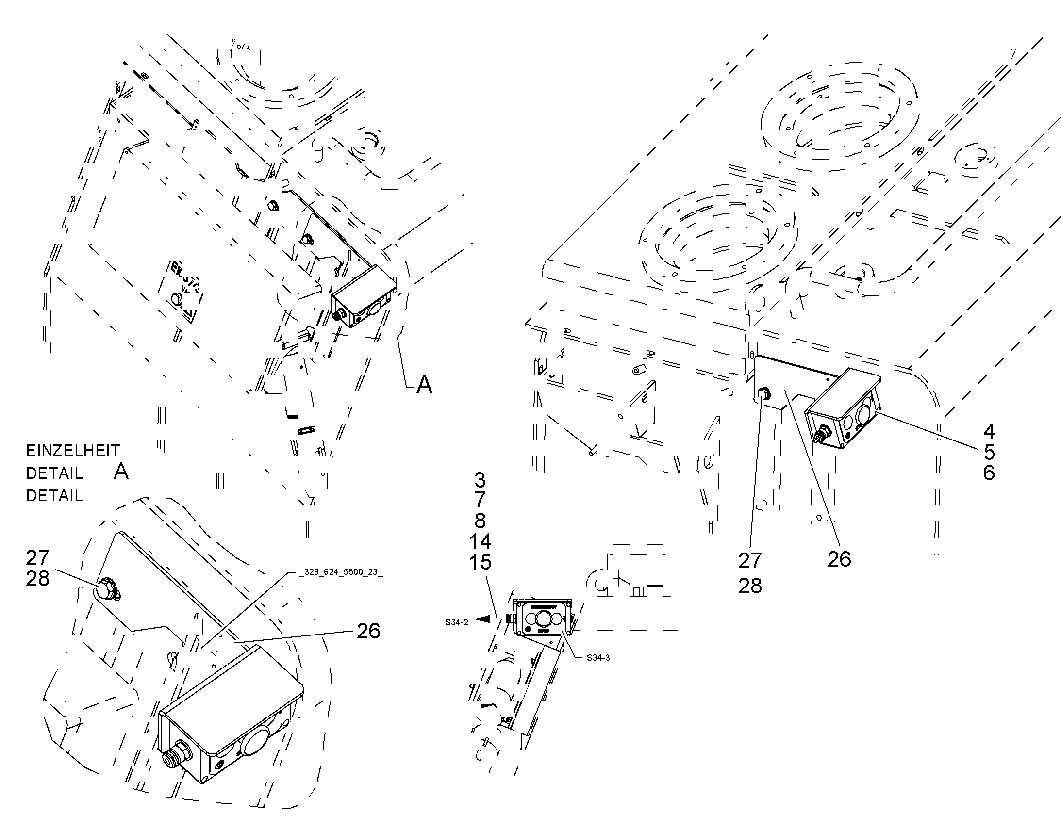 ПЛАНКА ОПОРНАЯ 11467603 LIEBHERR