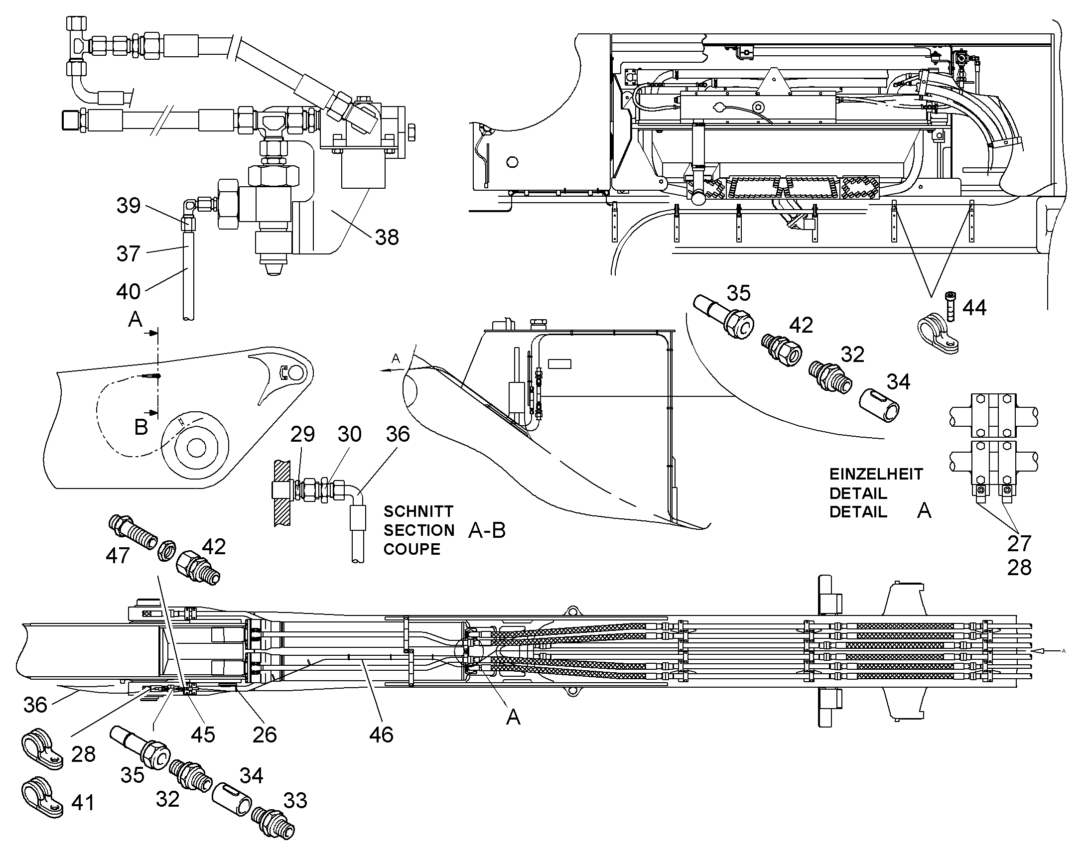 ШЛАНГ 12X2400 10005247 LIEBHERR