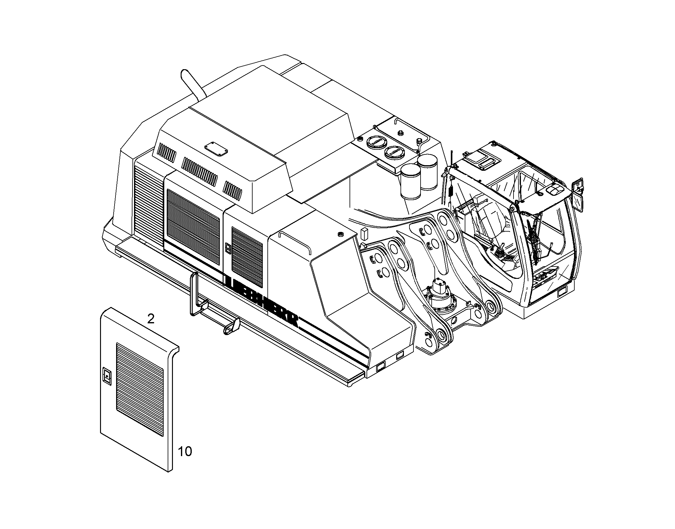 ПЕРЕОБОРУДОВАНИЕ 10043720 LIEBHERR