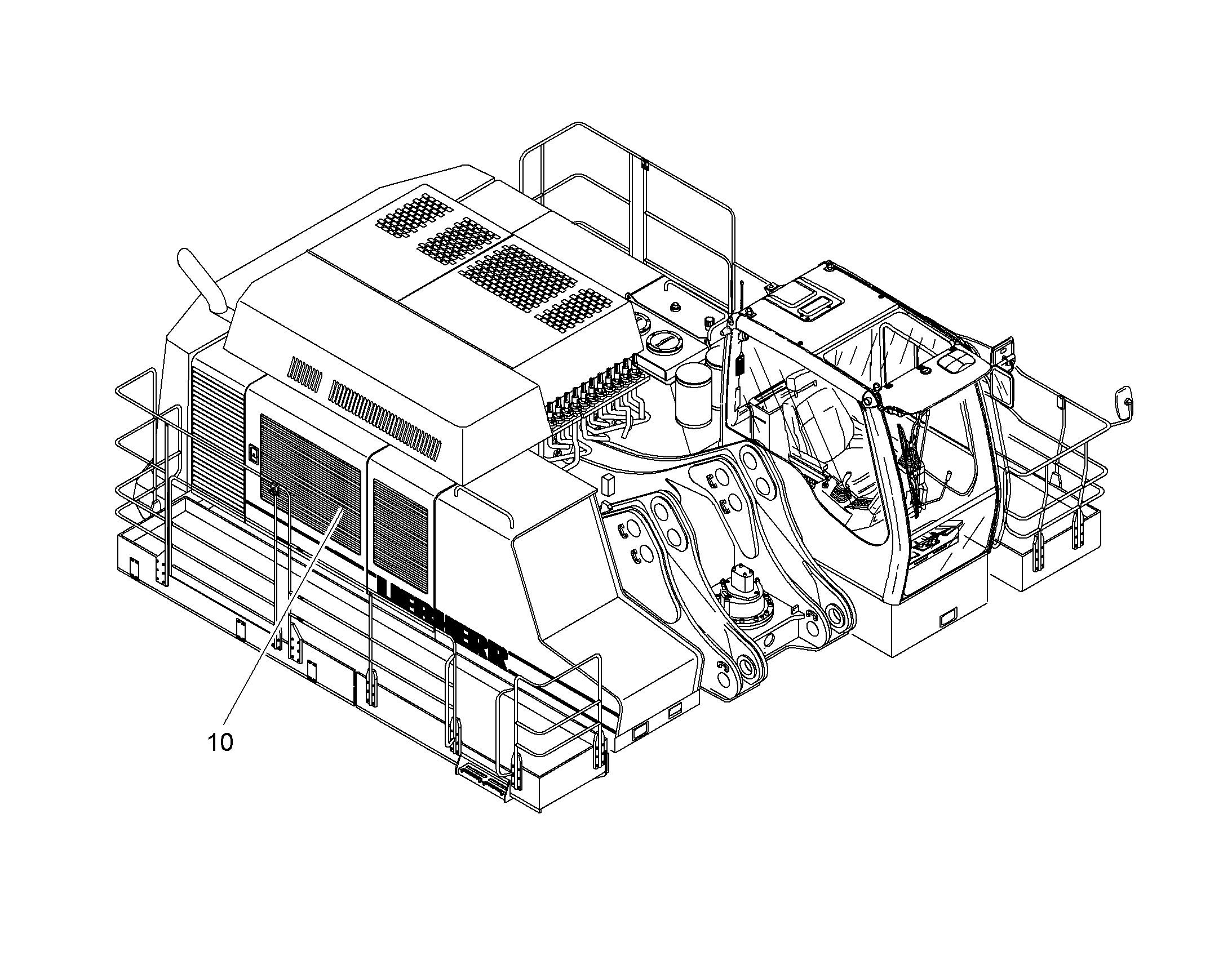 ОХЛАДИТЕЛЬ ПОРШНЯ 10037930 LIEBHERR