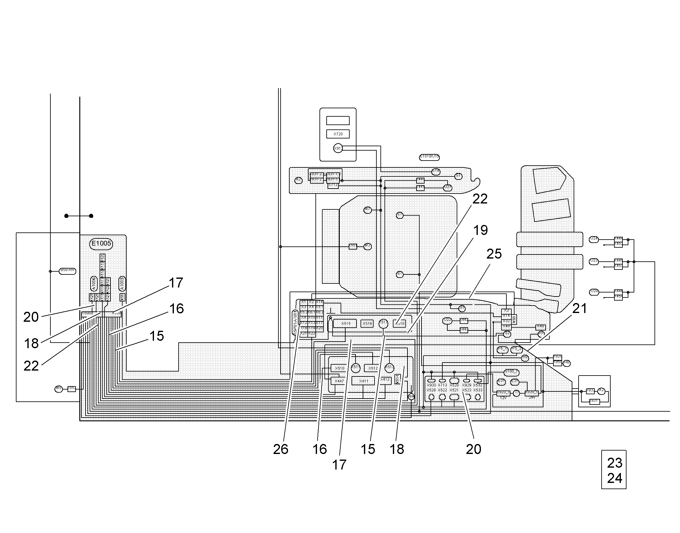 КОМПЛЕКТ КАБЕЛЕЙ 6204219 LIEBHERR