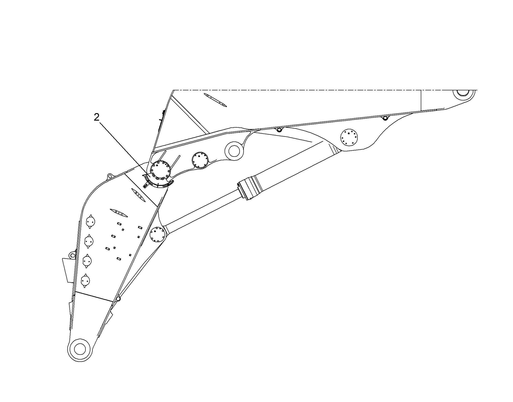 ОТКЛЮЧЕНИЕ ЦИЛИНДРА РУКОЯТИ 9928544 LIEBHERR
