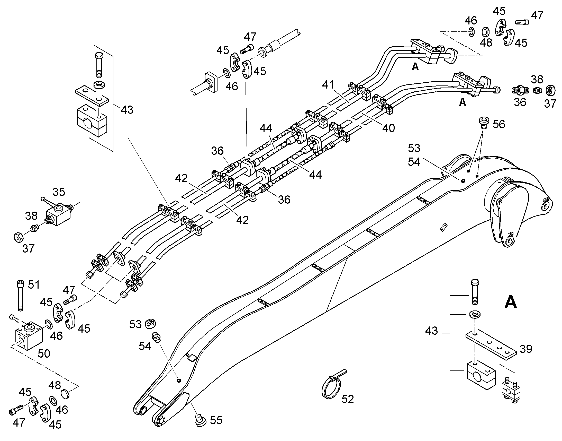 ШЛАНГ 32X900 5605175 LIEBHERR
